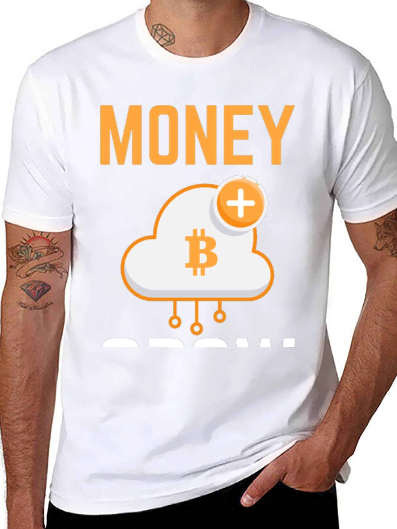Bitcoin Money Cloud T-Shirt - Crypto Investment Tee