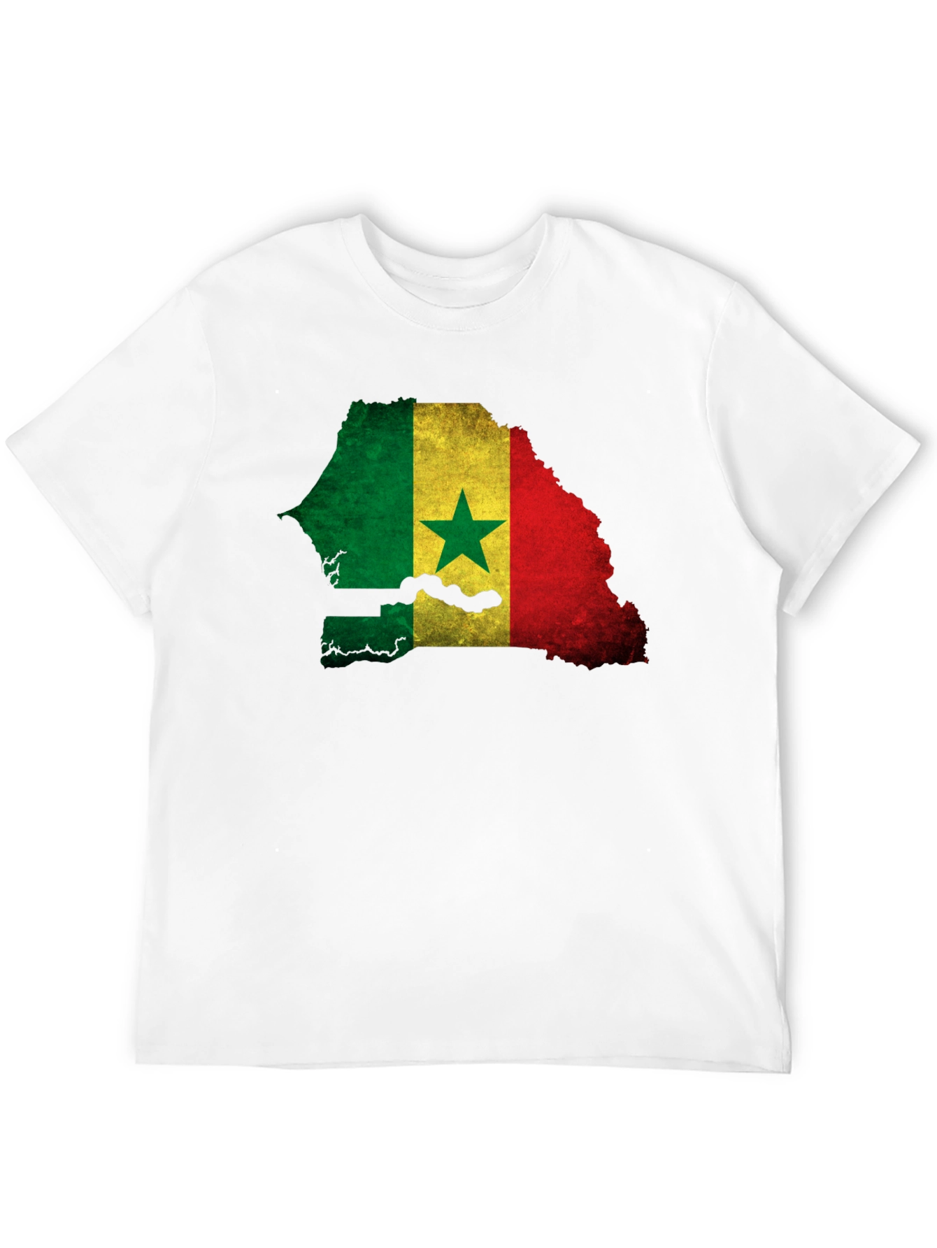 Senegal Flag Map T-Shirt - African Pride Tee
