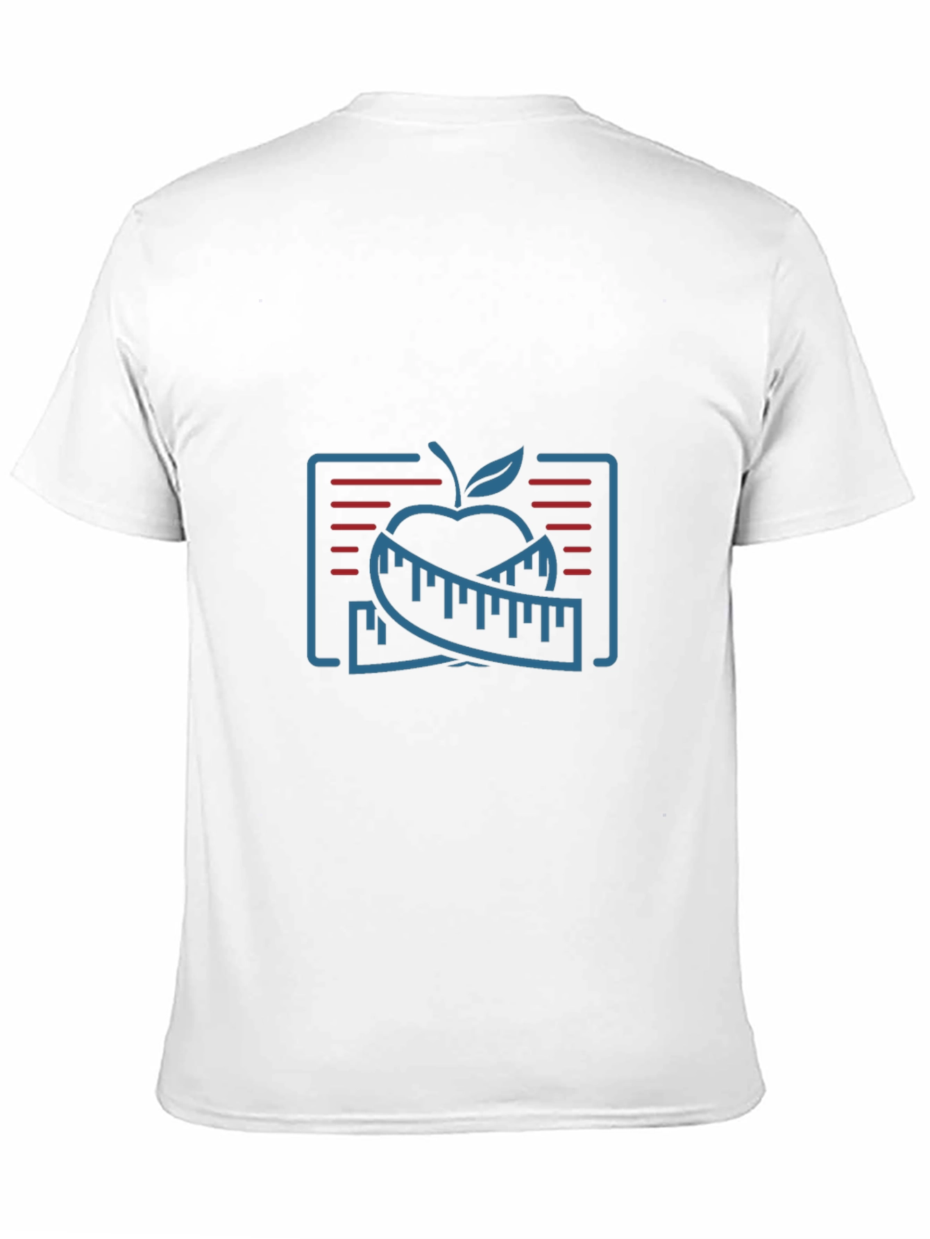 Fitness Apple Graphic T-Shirt - Slim Fit