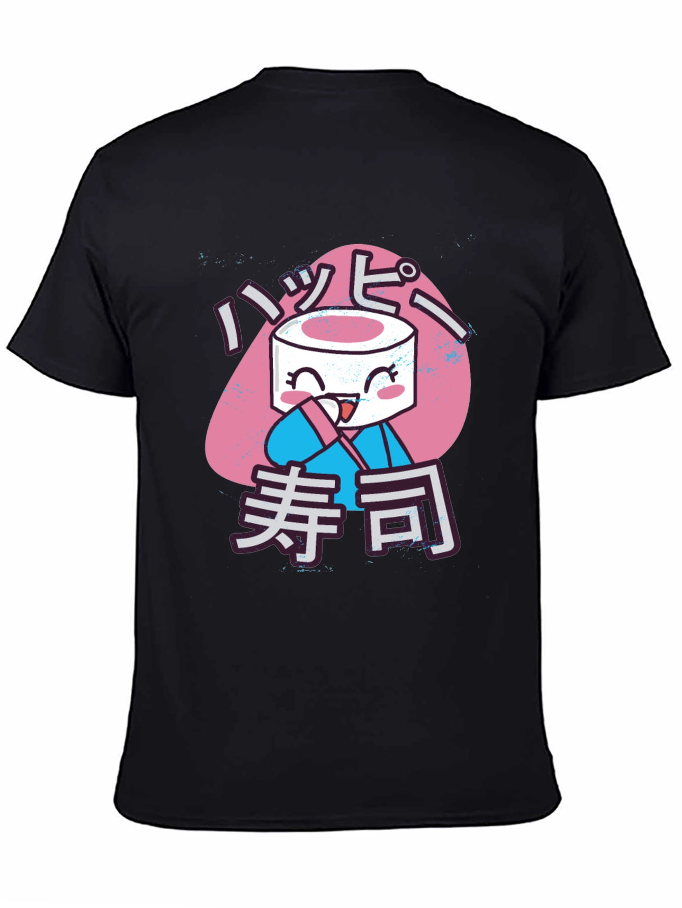 Happy Sushi Graphic Tee - Anime Inspired