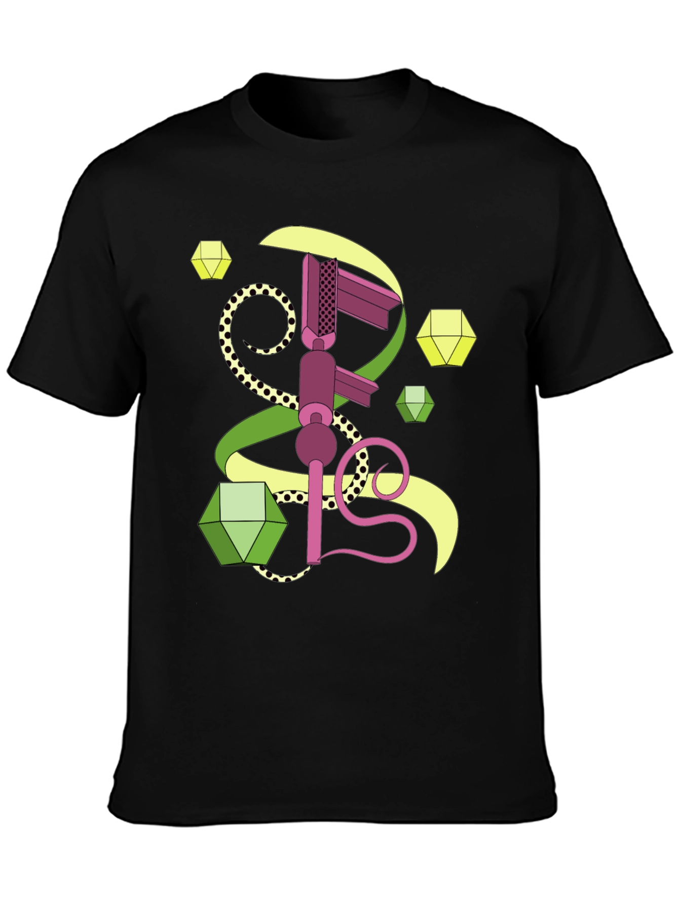 Geometric Graphic Tee - Abstract Art Shirt