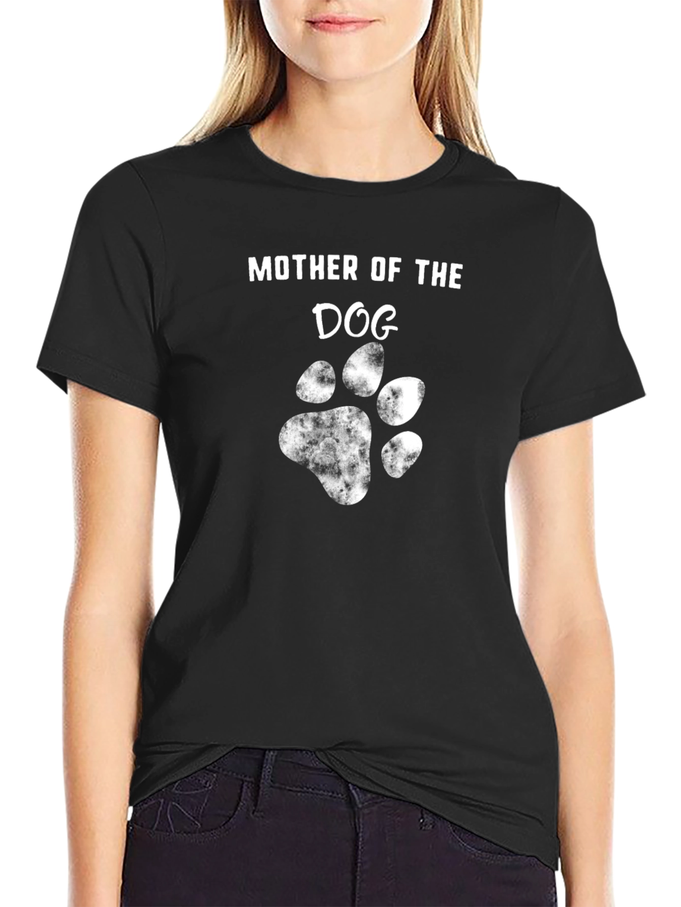 Mother of the Dog Paw Print Graphic Tee
