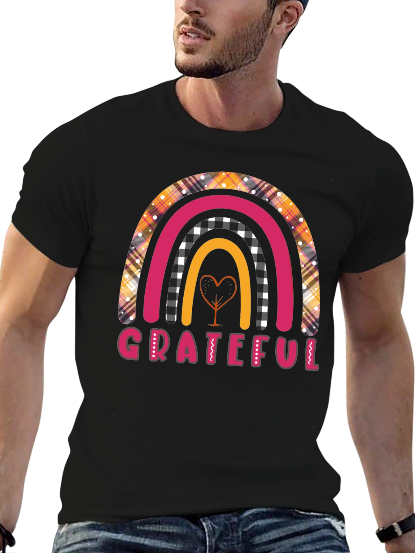 Grateful Rainbow Graphic Tee