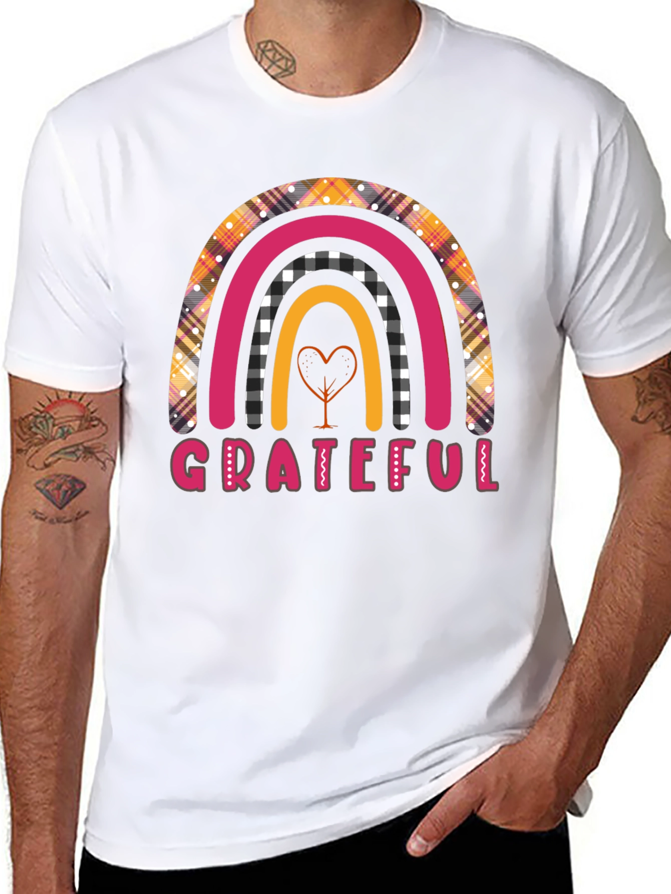 Grateful Rainbow Graphic Tee