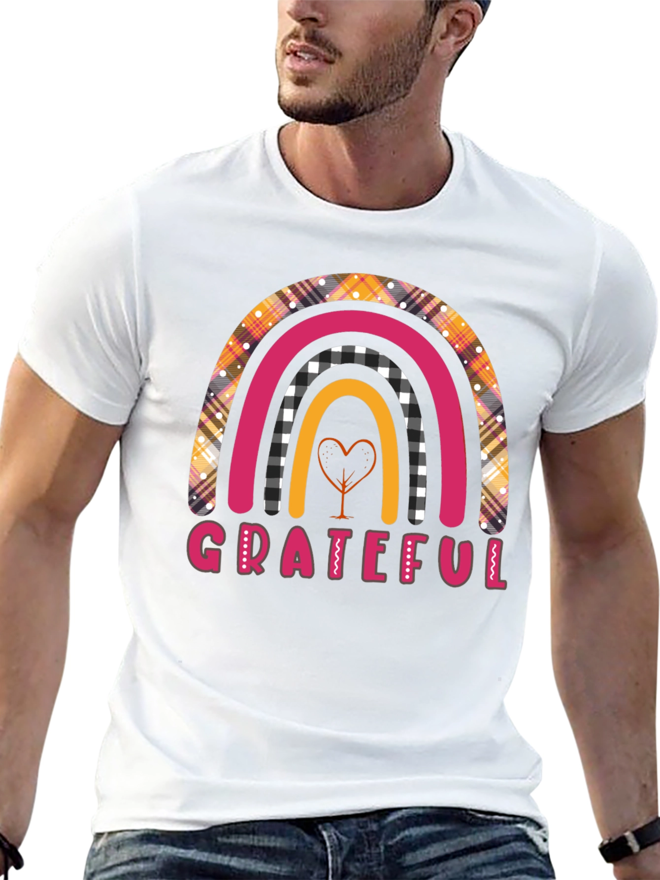 Grateful Rainbow Graphic Tee