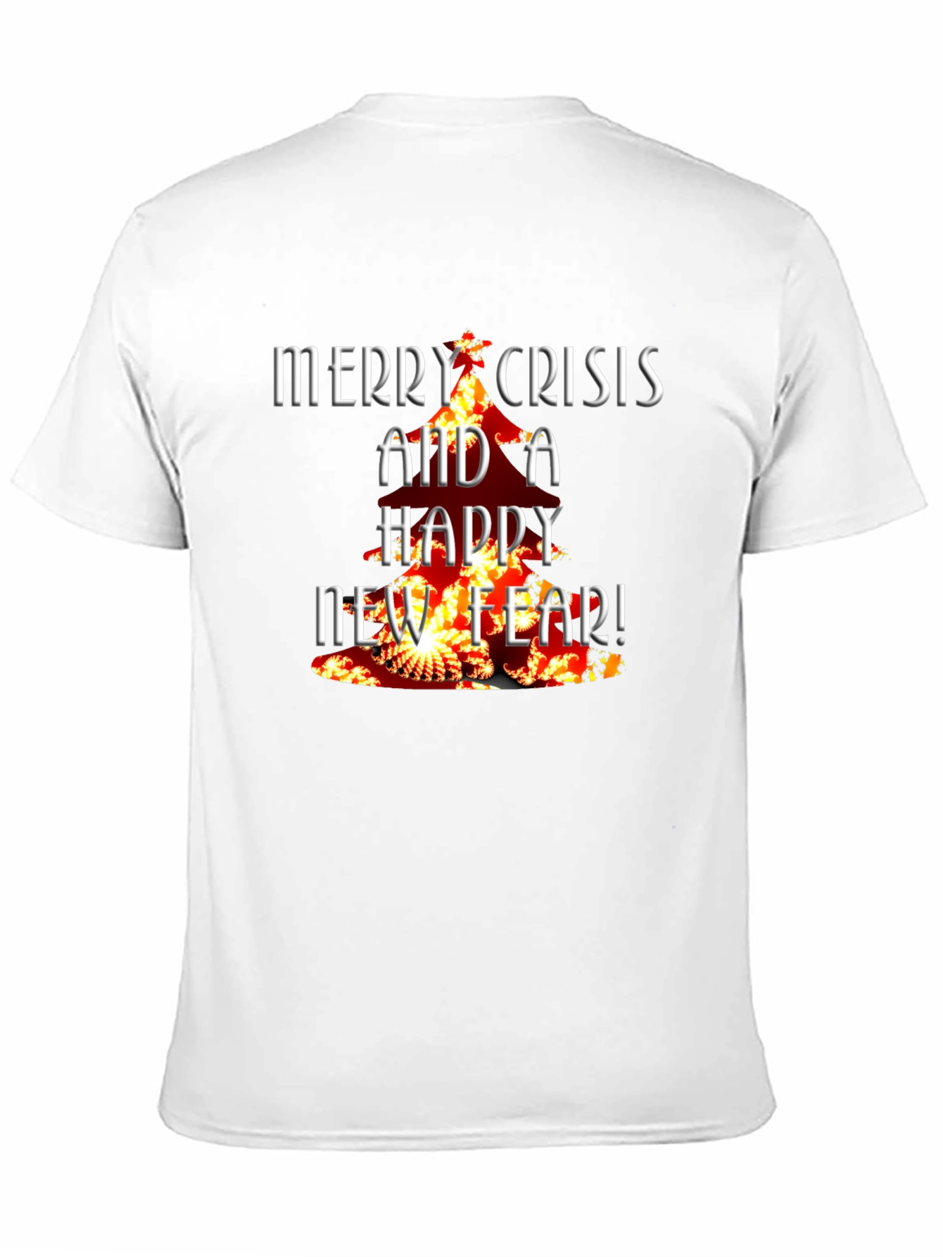 Merry Crisis T-Shirt - Dark Humor Tee