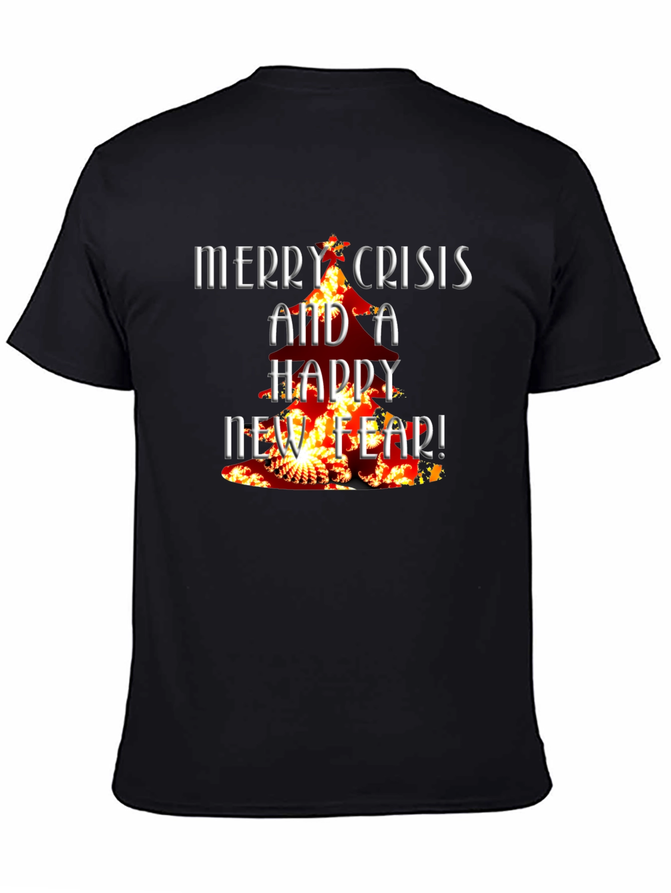 Merry Crisis T-Shirt - Dark Humor Tee