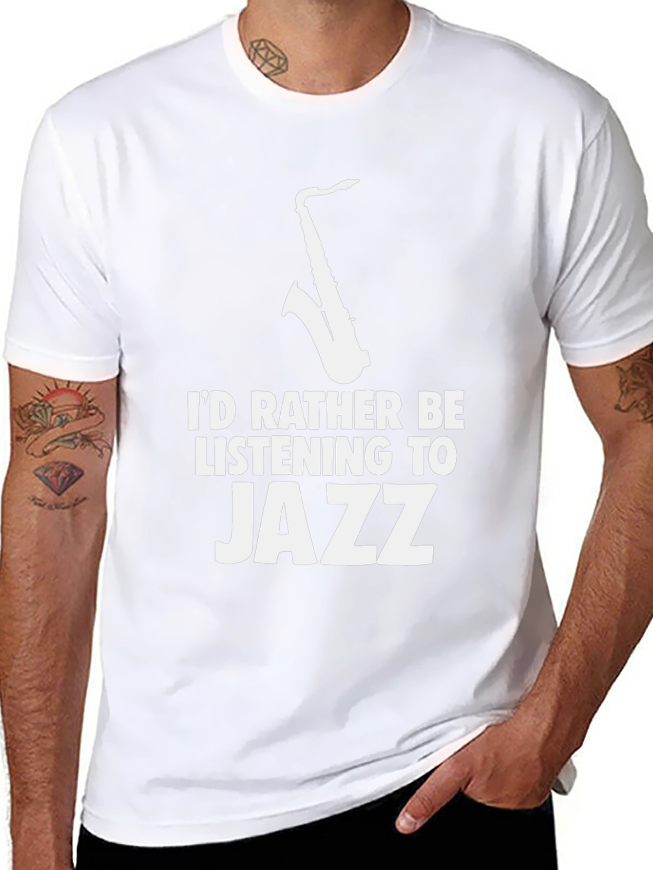 Jazz Music Lover T-Shirt - Saxophone Tee
