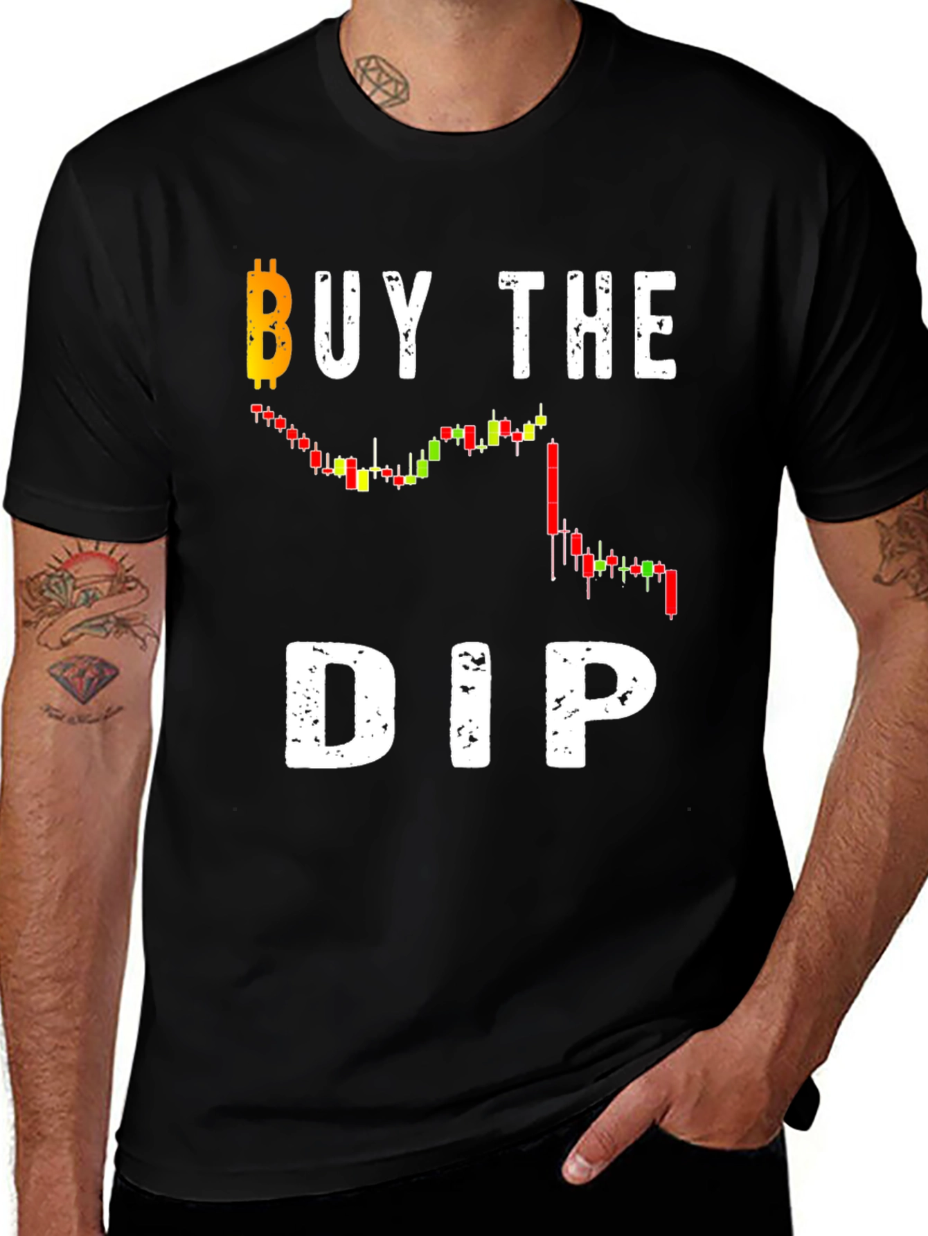 Buy the Dip Bitcoin Crypto T-Shirt