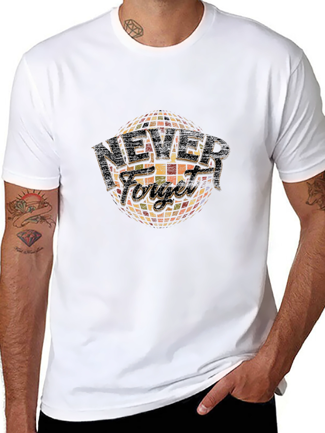 Retro Never Forget Graphic Tee