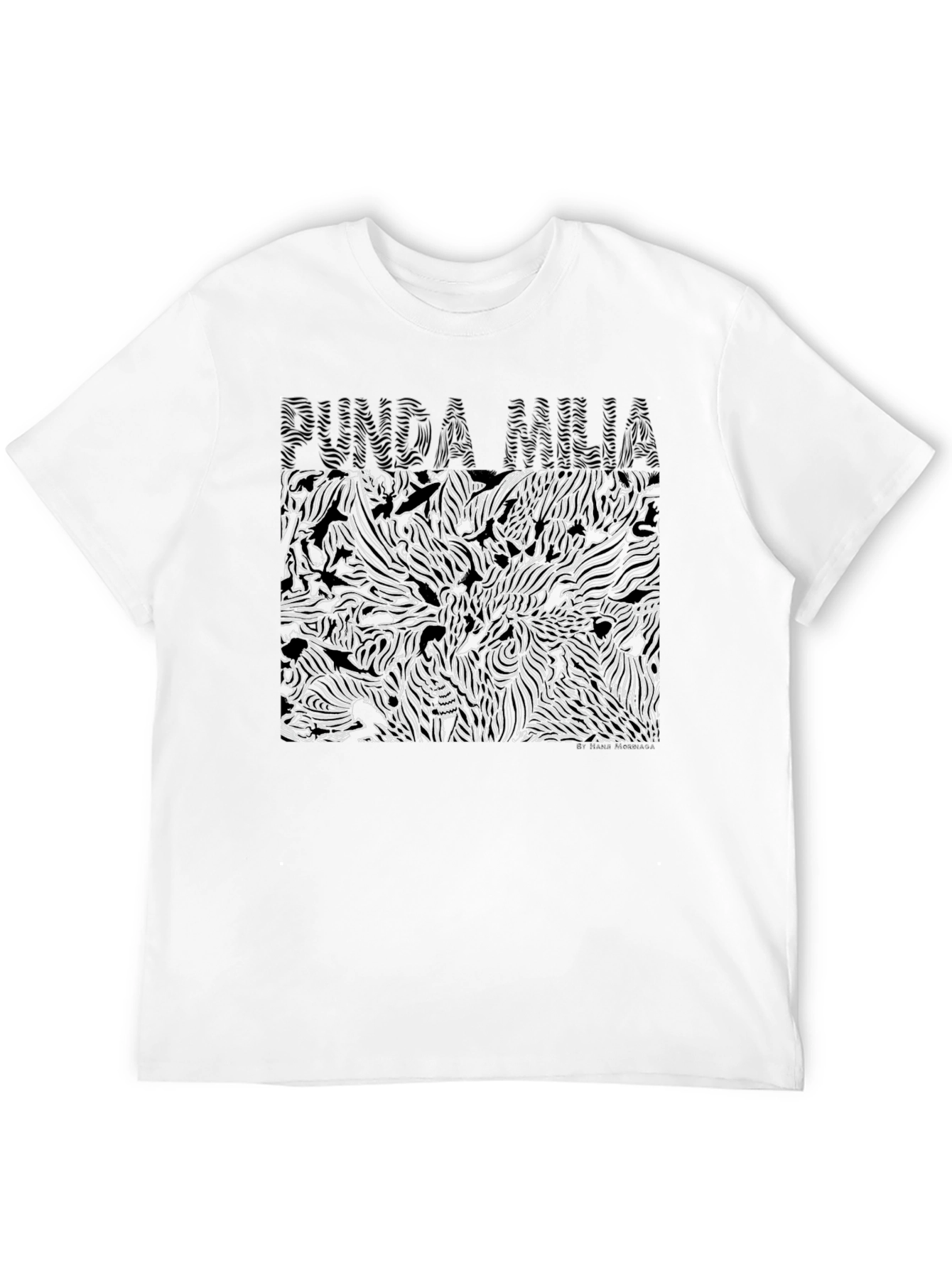 Abstract Graphic Print Tee
