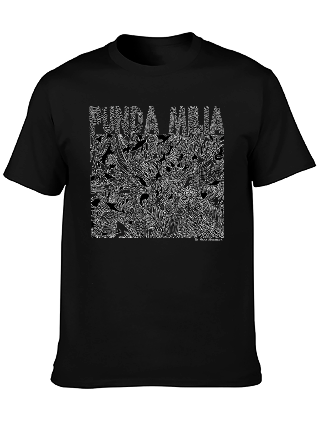 Abstract Graphic Print Tee