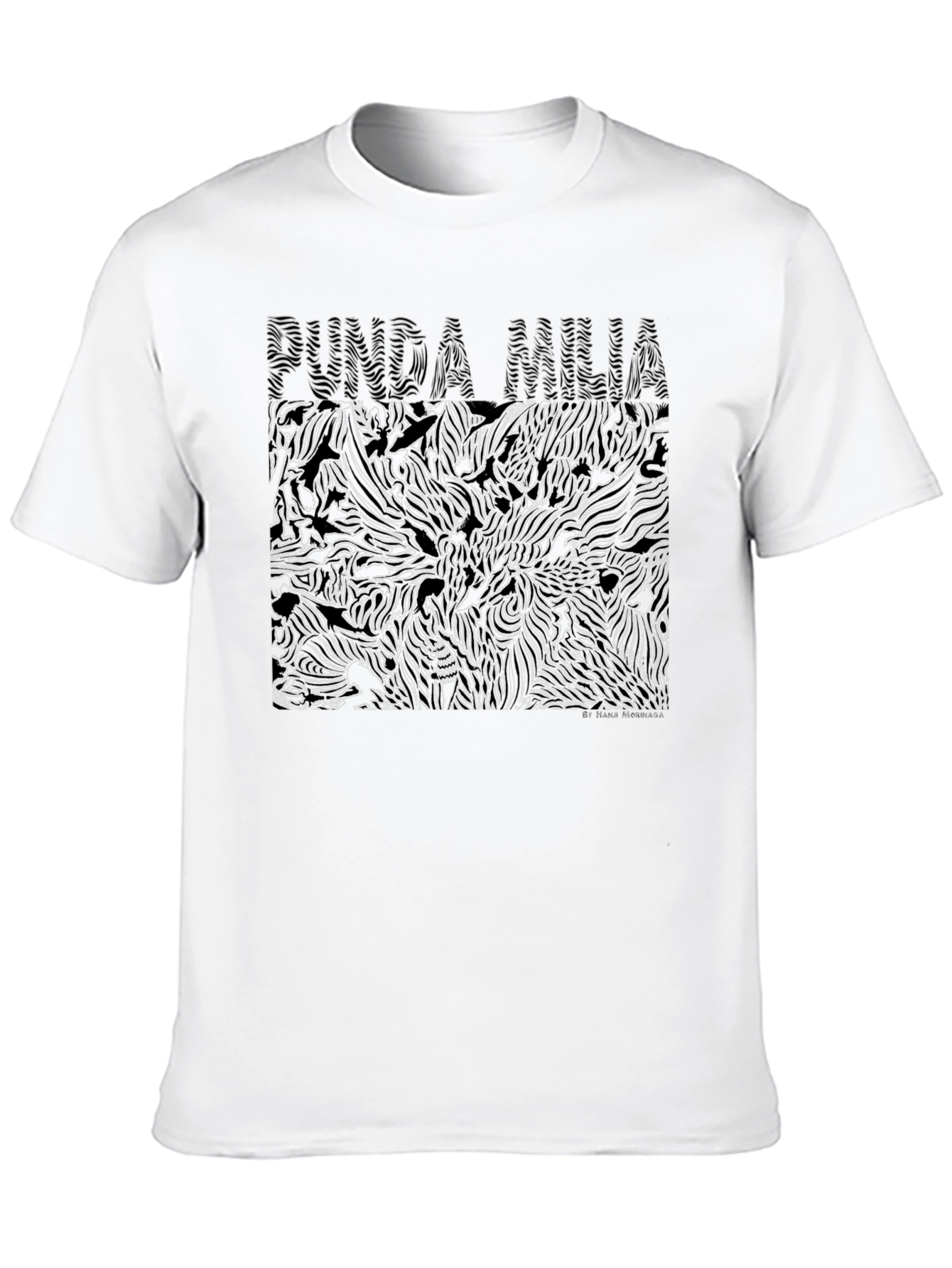 Abstract Graphic Print Tee