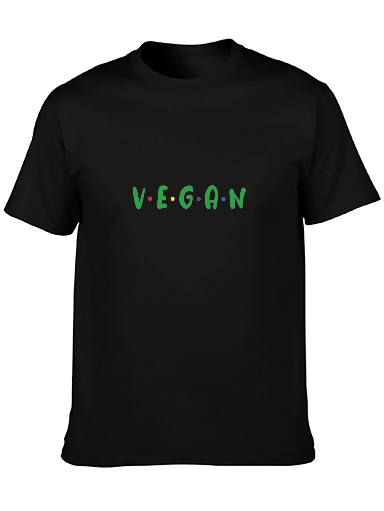 Vegan Friends T-Shirt - Black