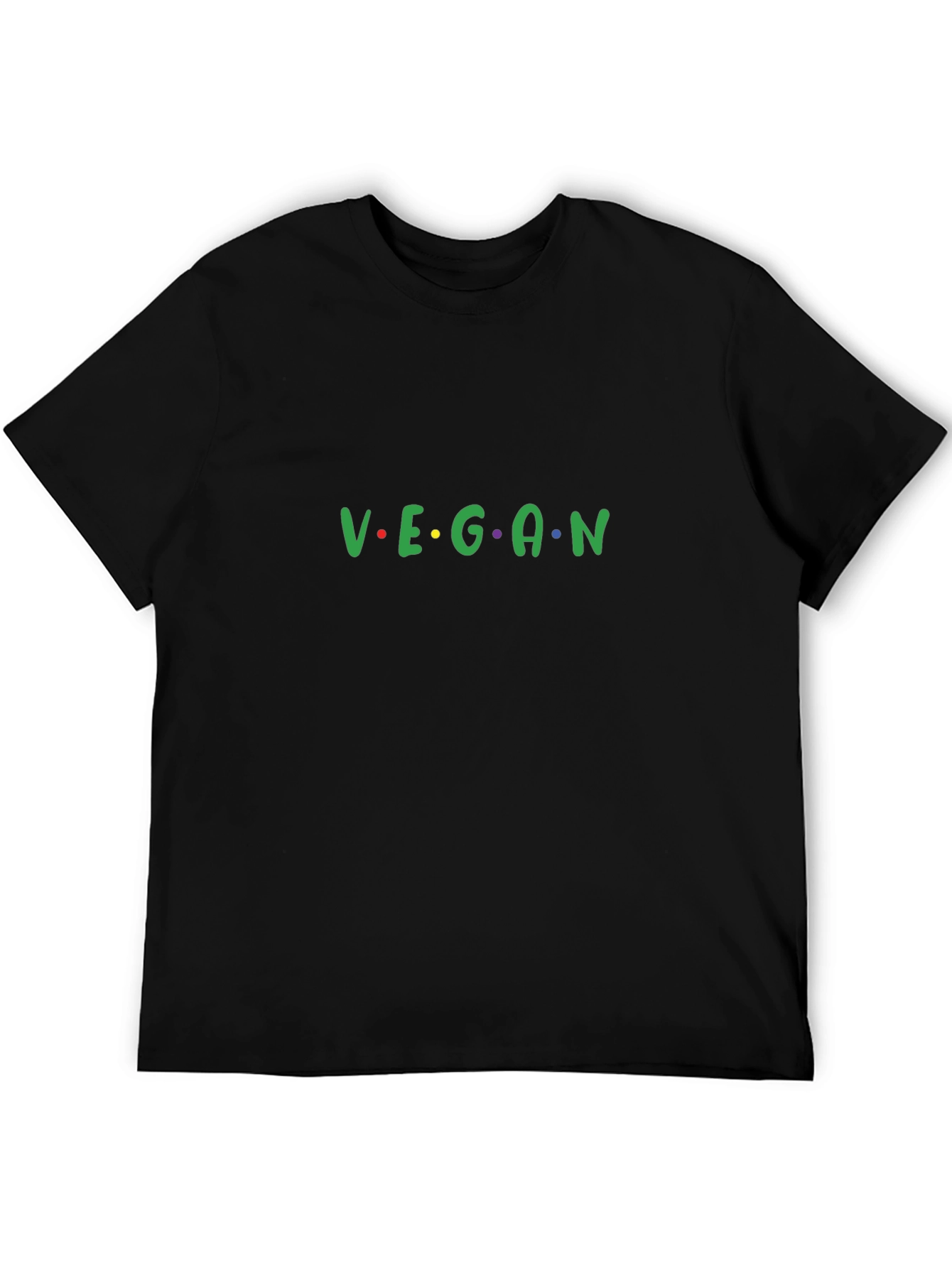 Vegan Friends T-Shirt - Black