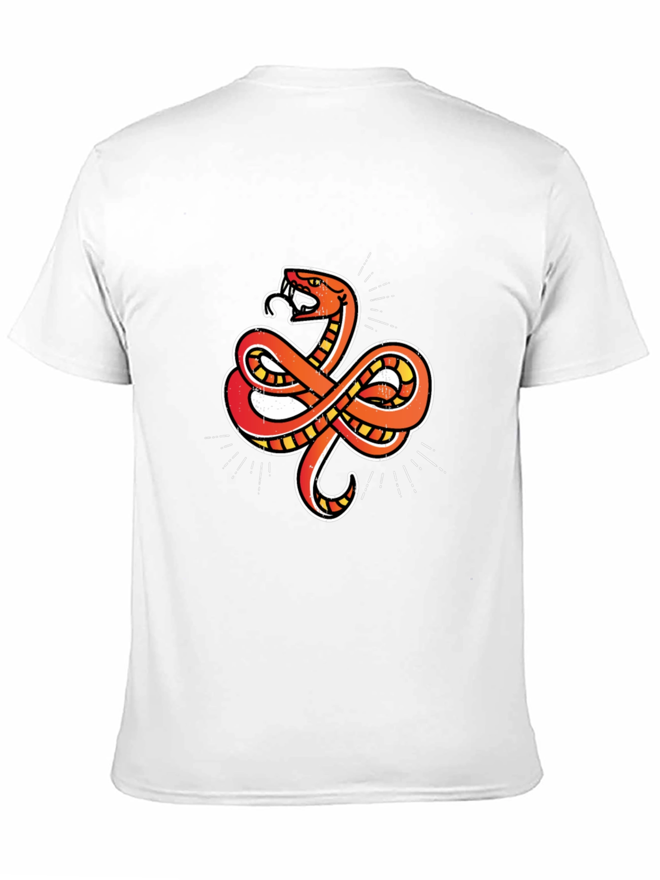 Cool Snake Graphic T-Shirt - Classic Black Tee