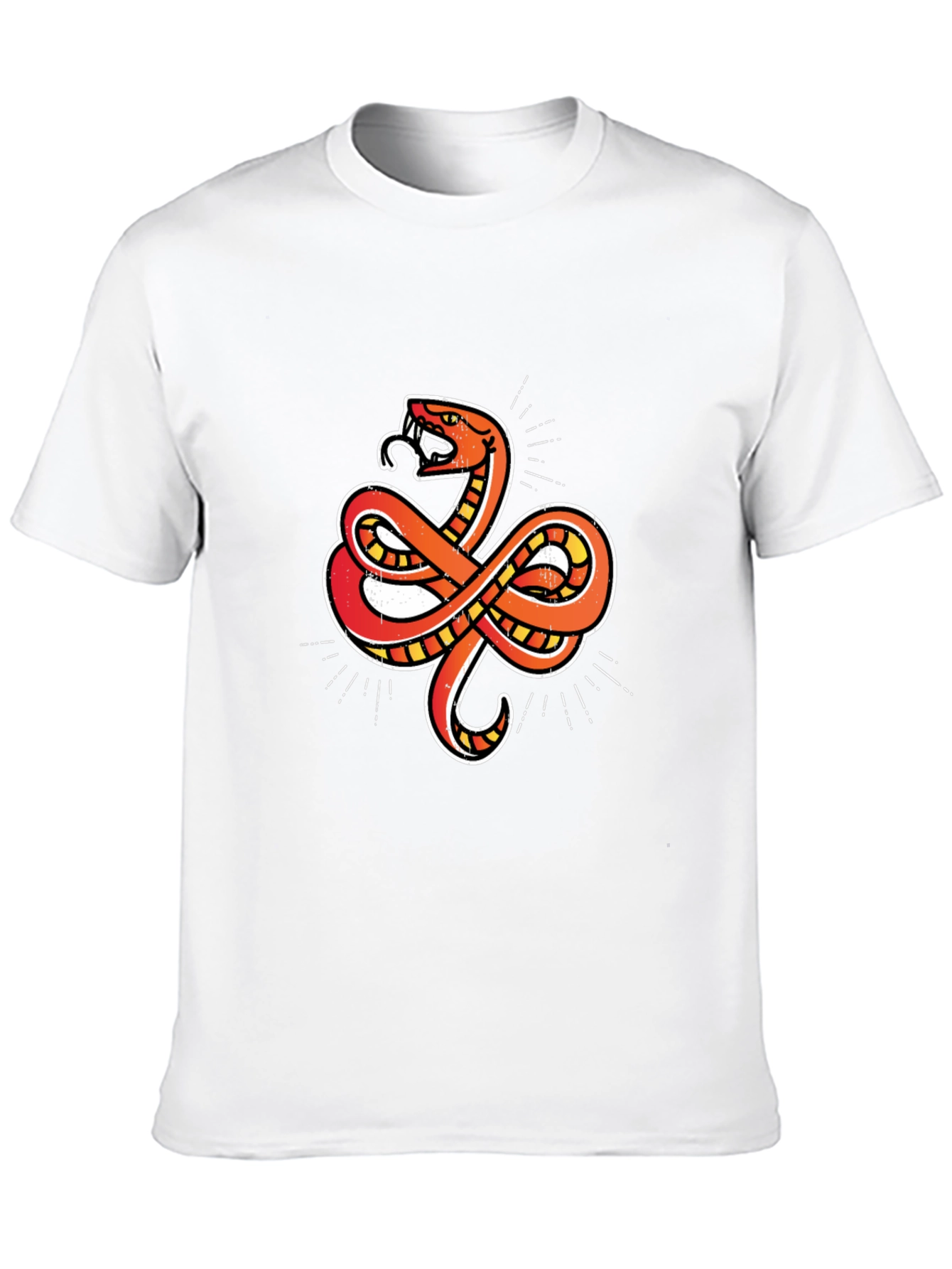 Cool Snake Graphic T-Shirt - Classic Black Tee