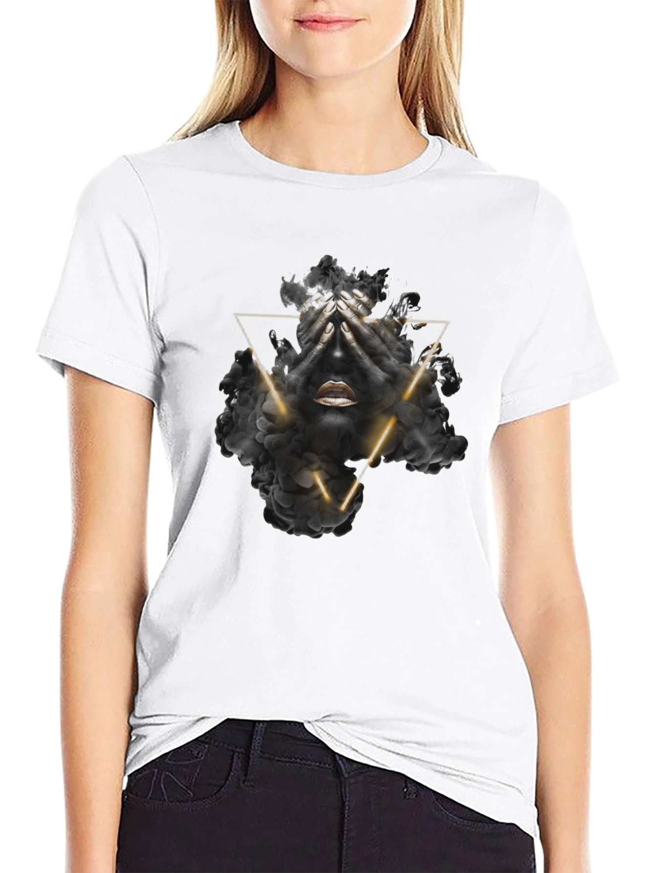 Mystic Smoke Graphic Tee - Unique Design