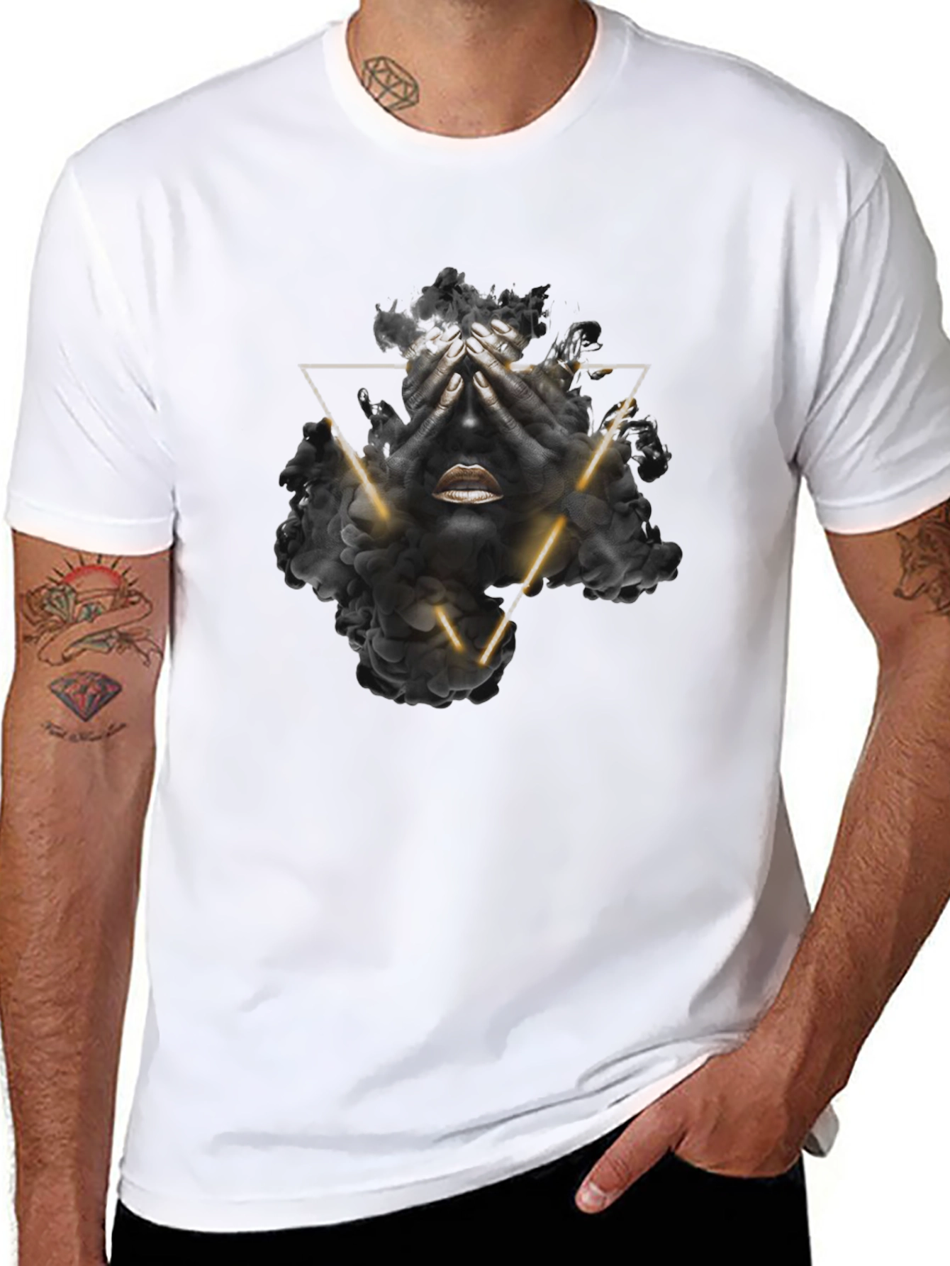 Mystic Smoke Graphic Tee - Unique Design
