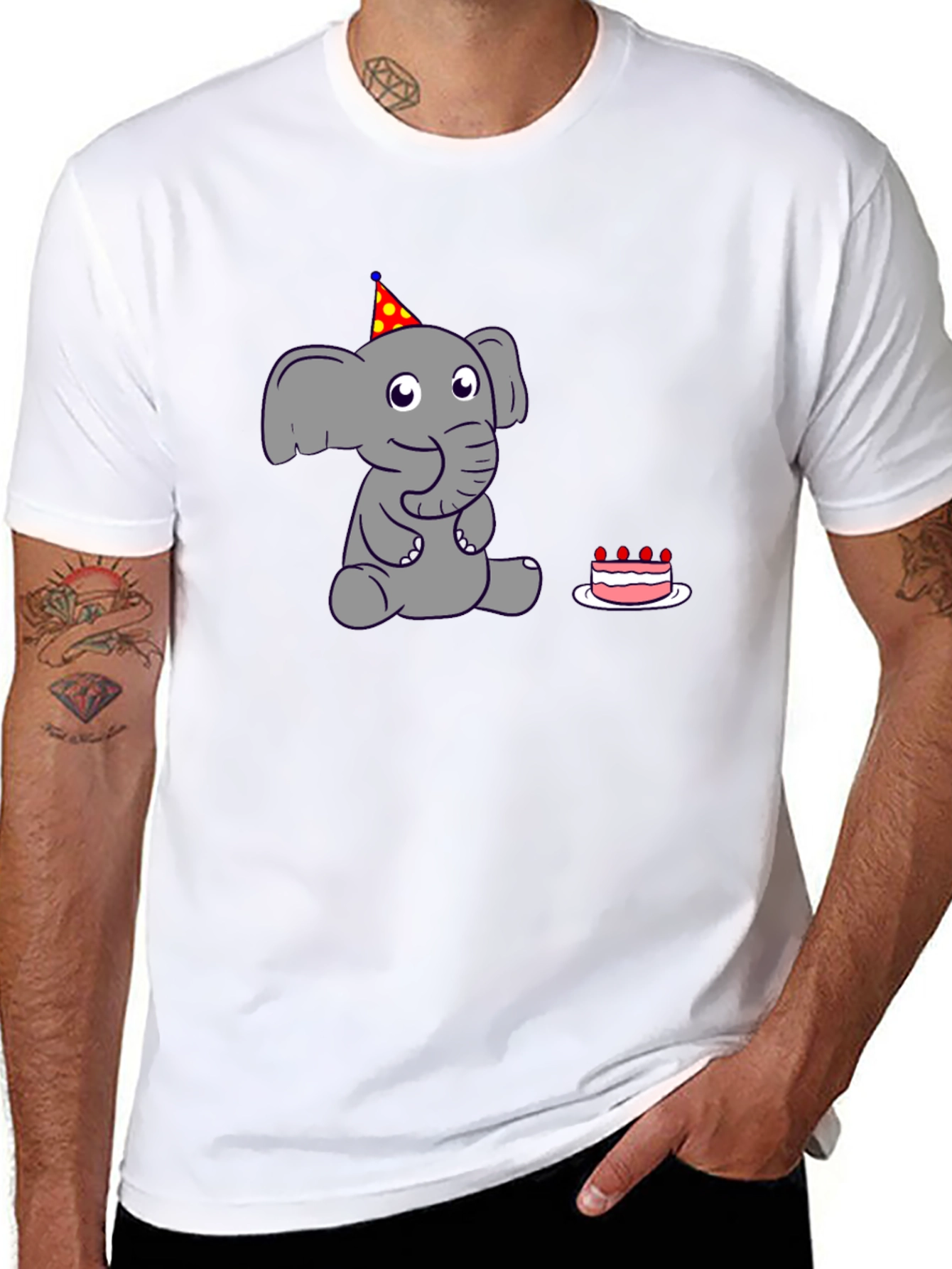 Cute Elephant Birthday Party T-Shirt