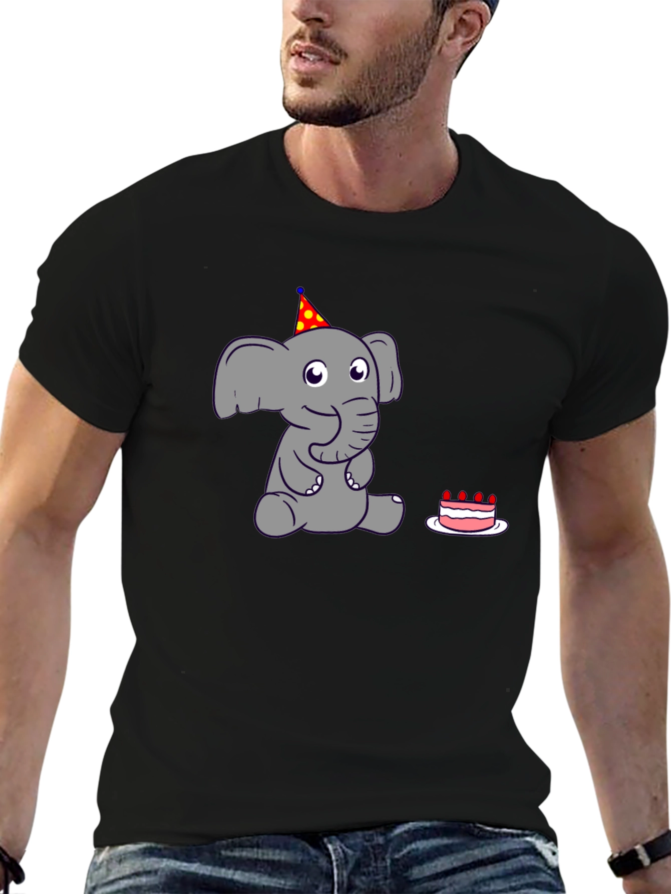 Cute Elephant Birthday Party T-Shirt