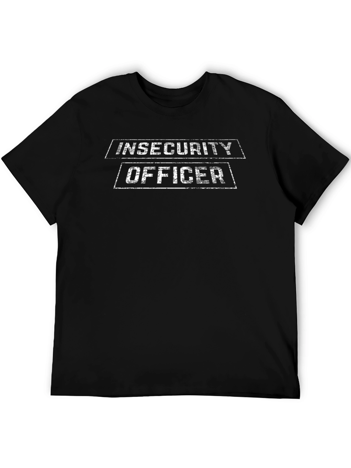Insecurity Officer Graphic Tee - Black