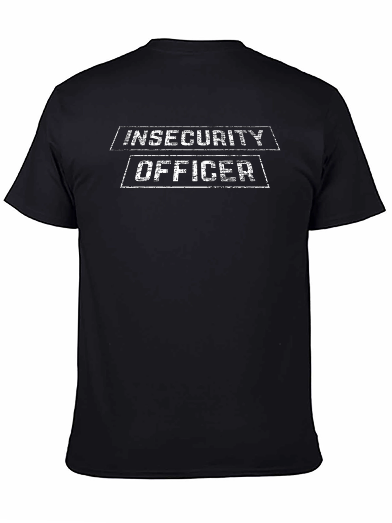 Insecurity Officer Graphic Tee - Black