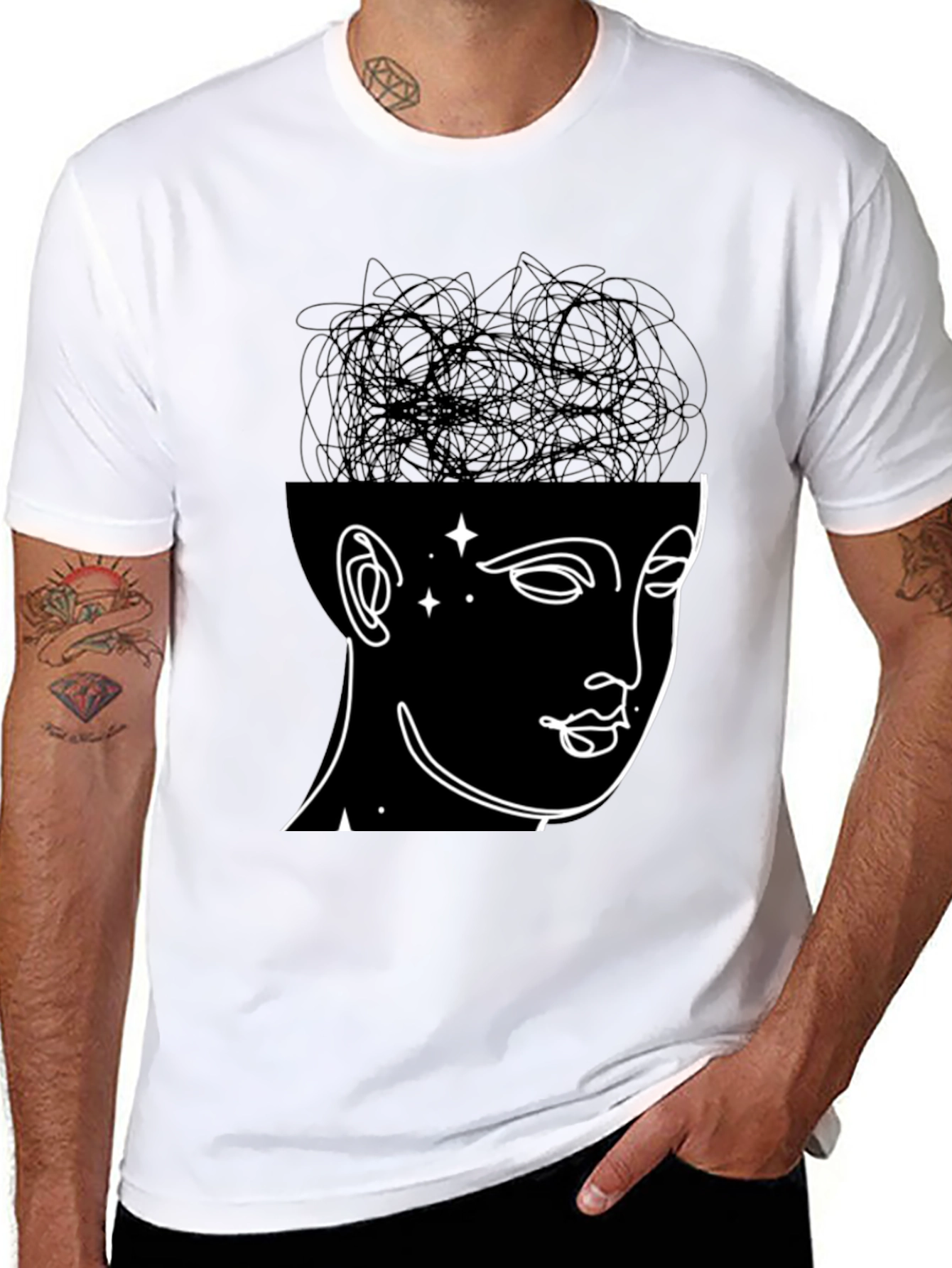Abstract Mind T-Shirt - Modern Graphic Tee