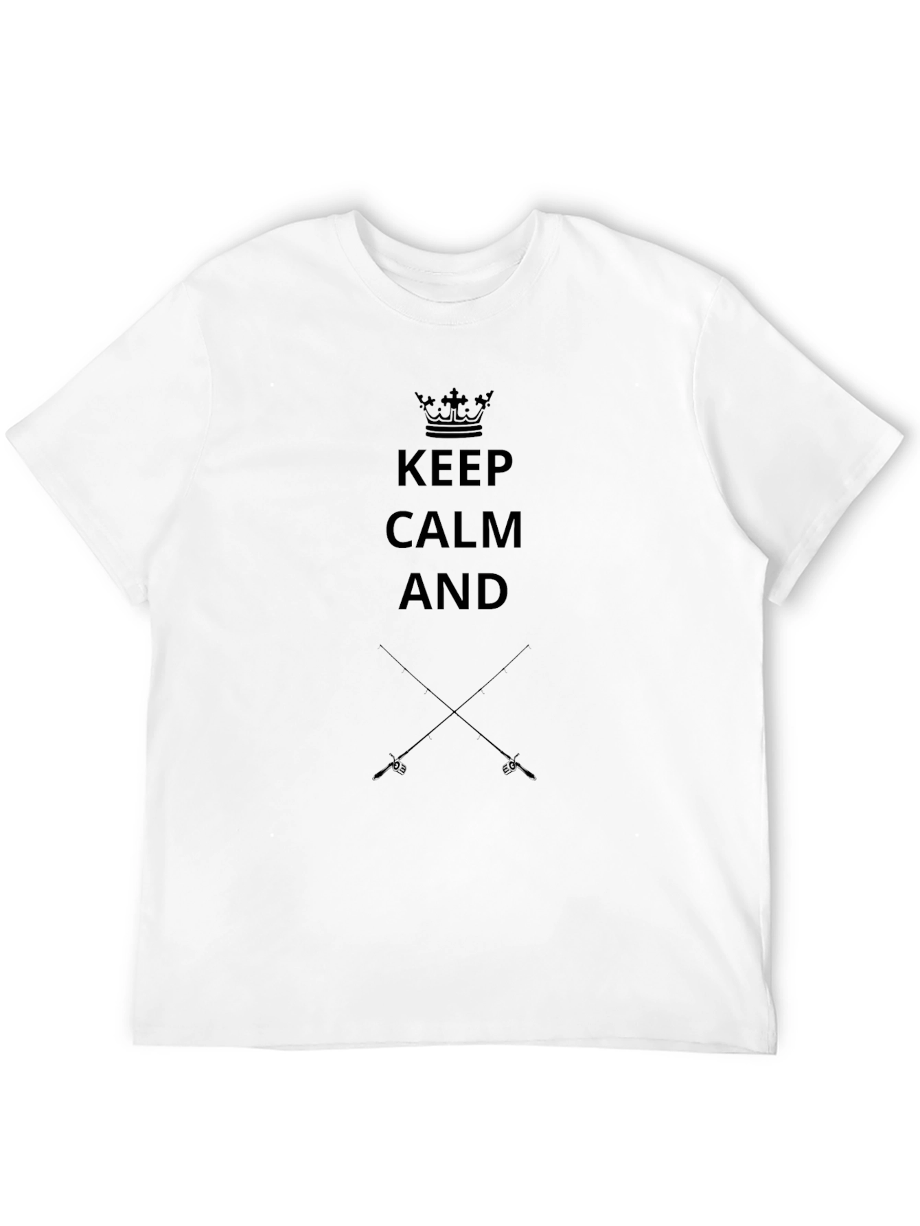 Keep Calm and Fence Black T-Shirt