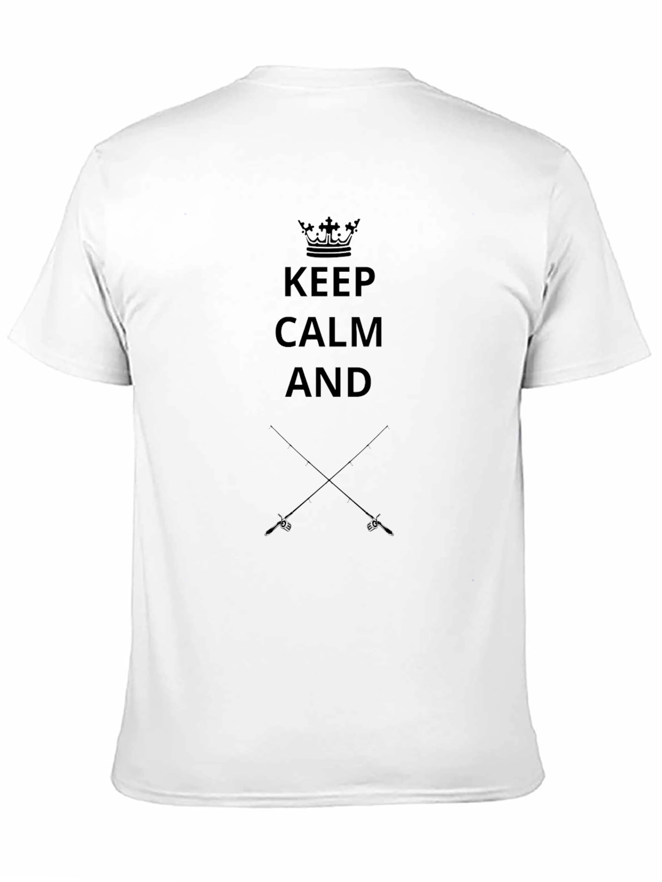 Keep Calm and Fence Black T-Shirt