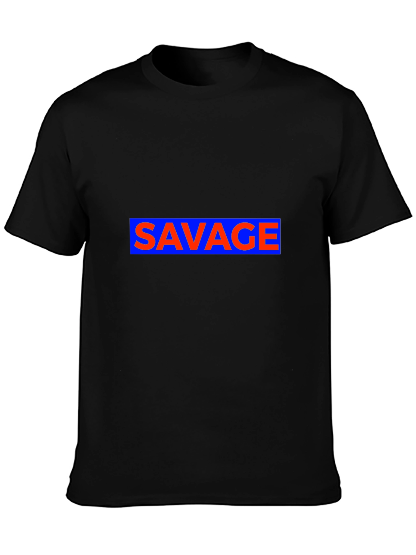 Savage Graphic Print Tee - Casual Style