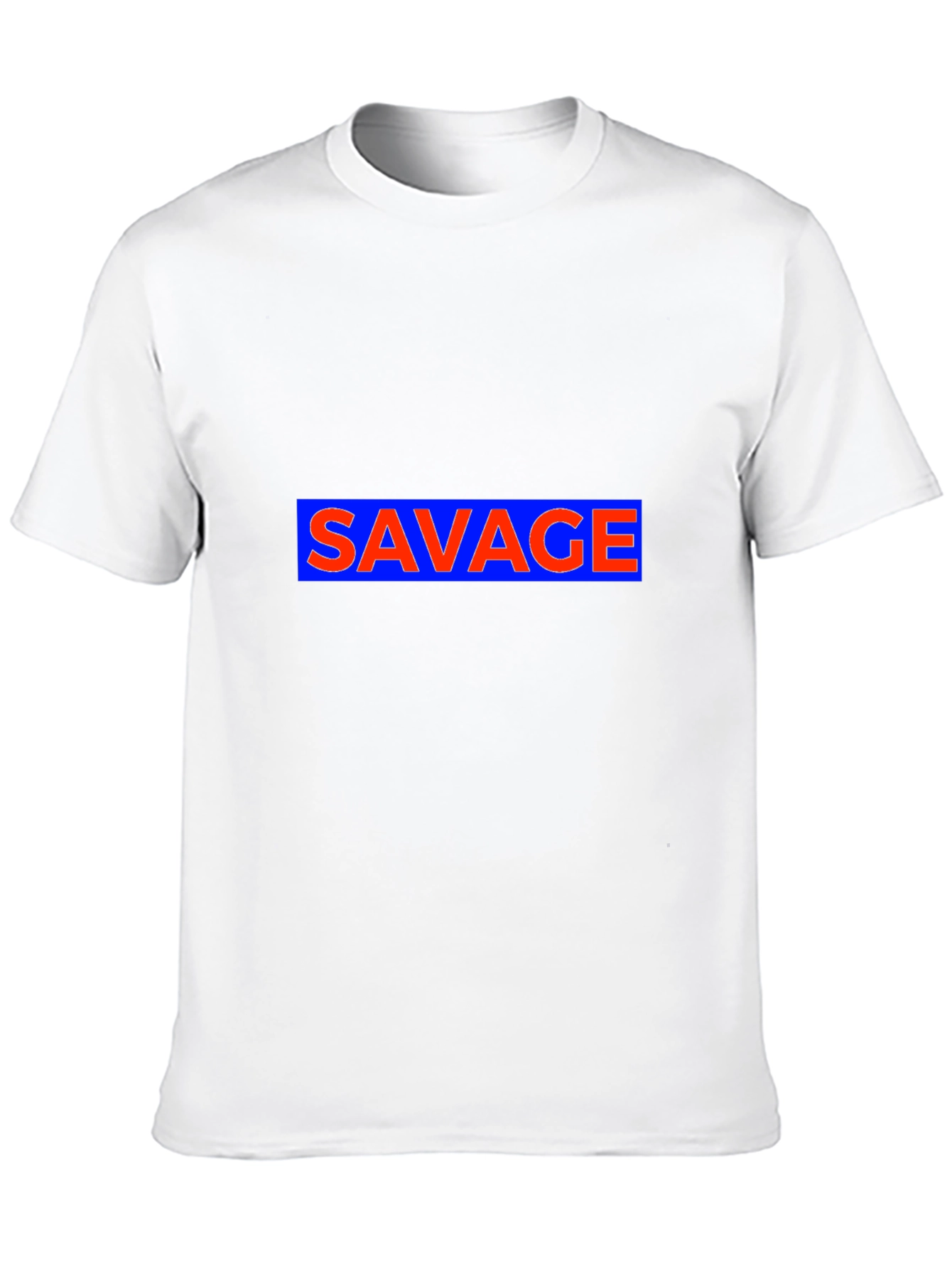 Savage Graphic Print Tee - Casual Style