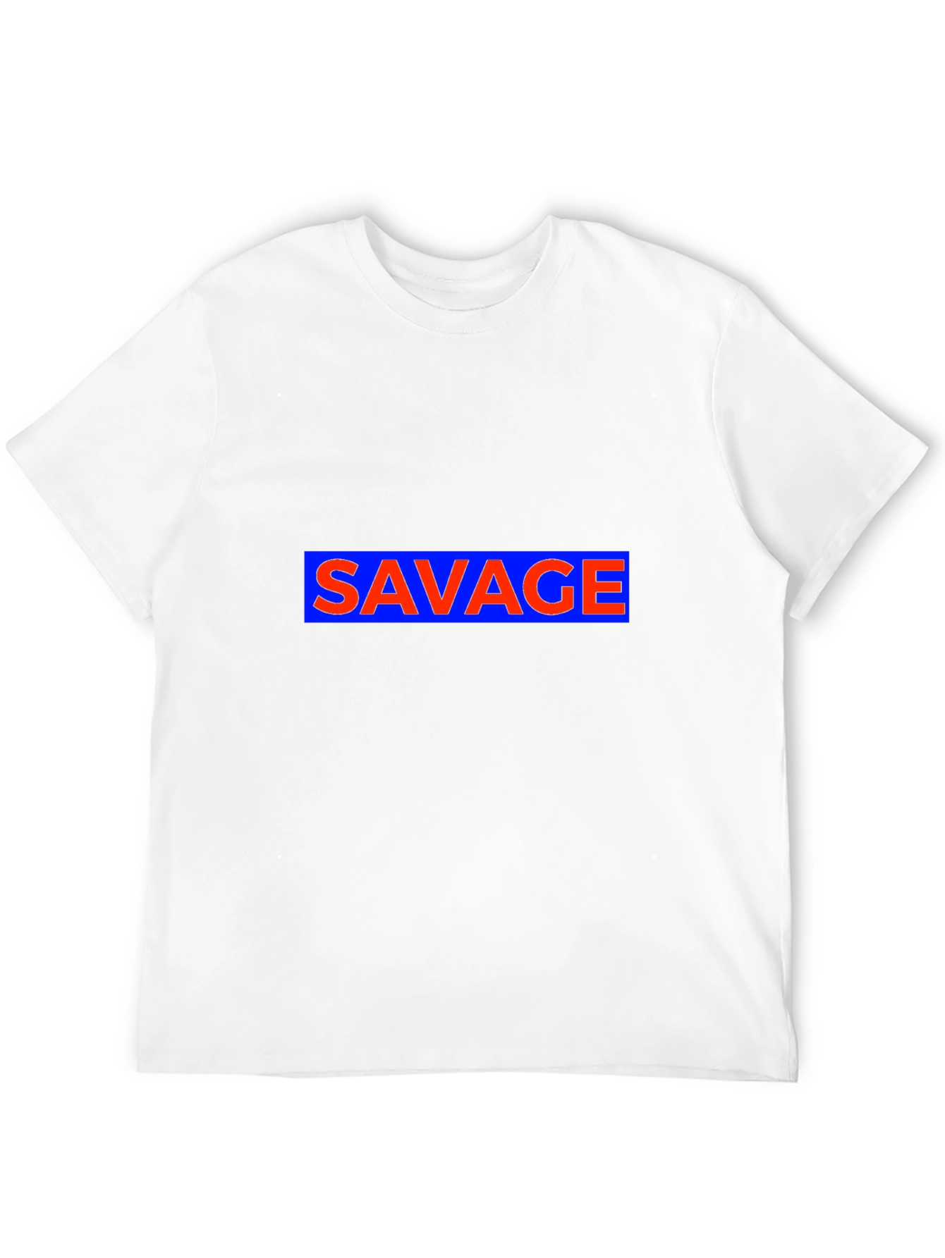 Savage Graphic Print Tee - Casual Style