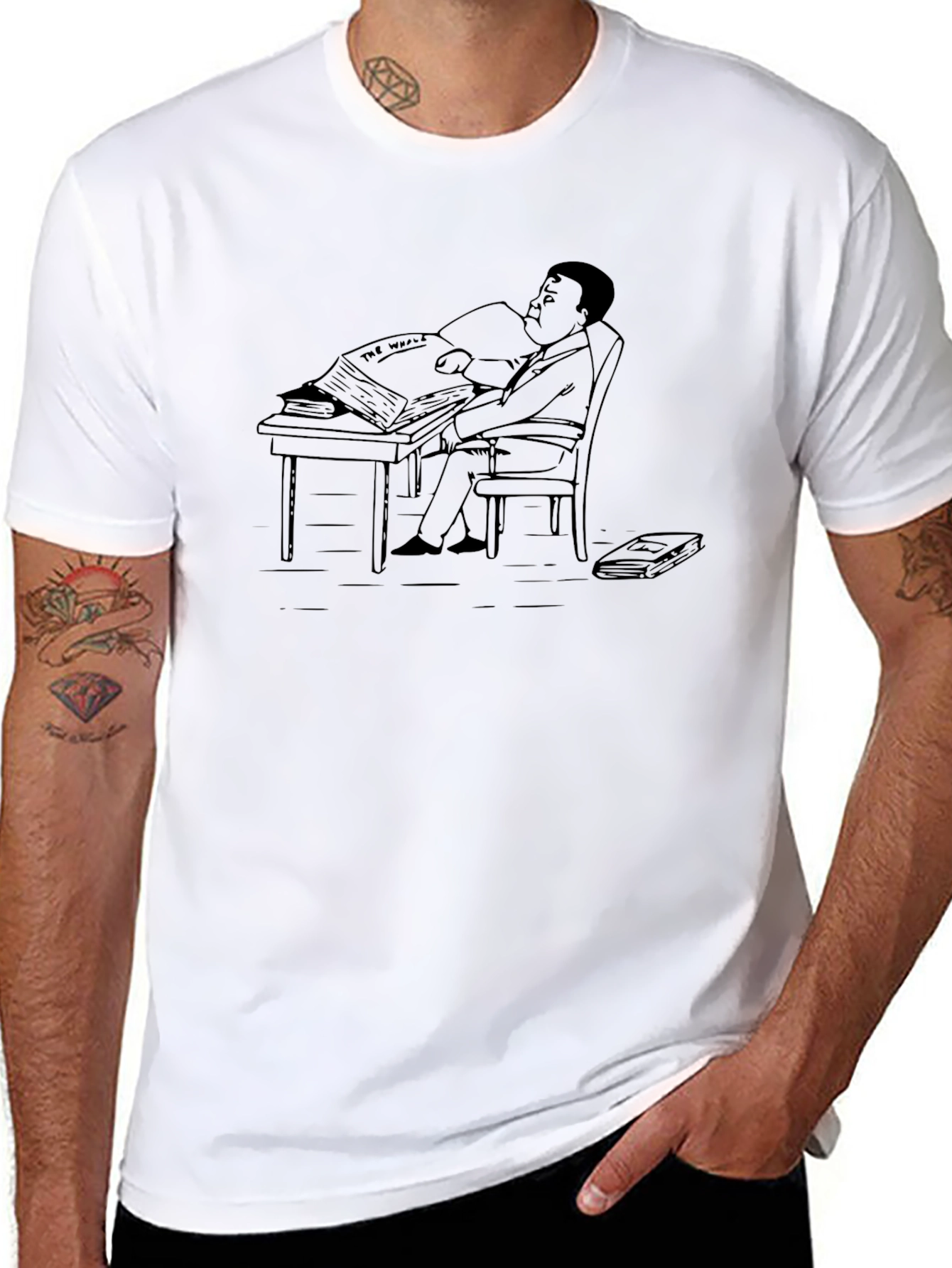 The Office Inspired Dwight Schrute T-Shirt - Black