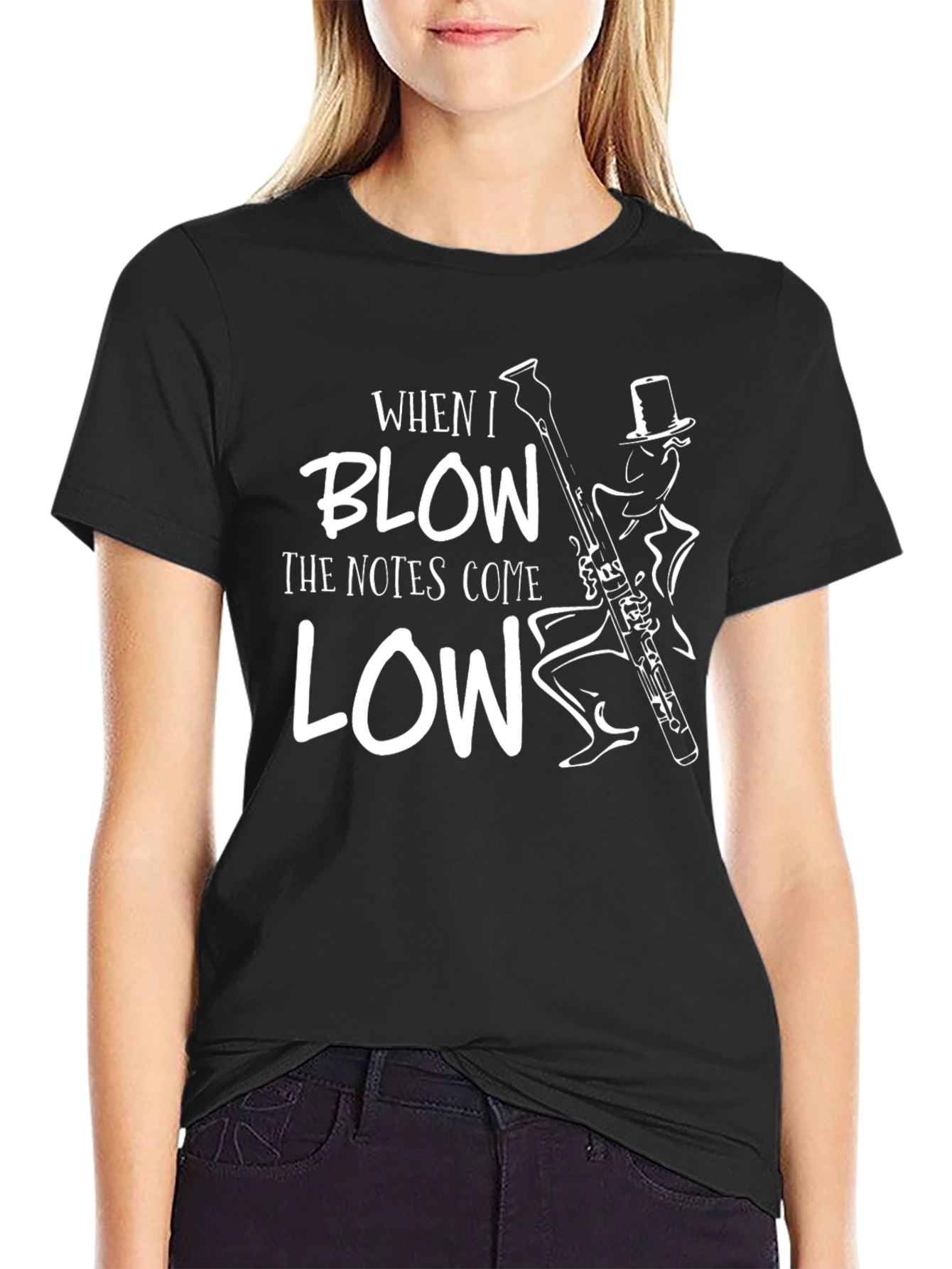 Funny Bassoon Player T-Shirt - When I Blow Notes