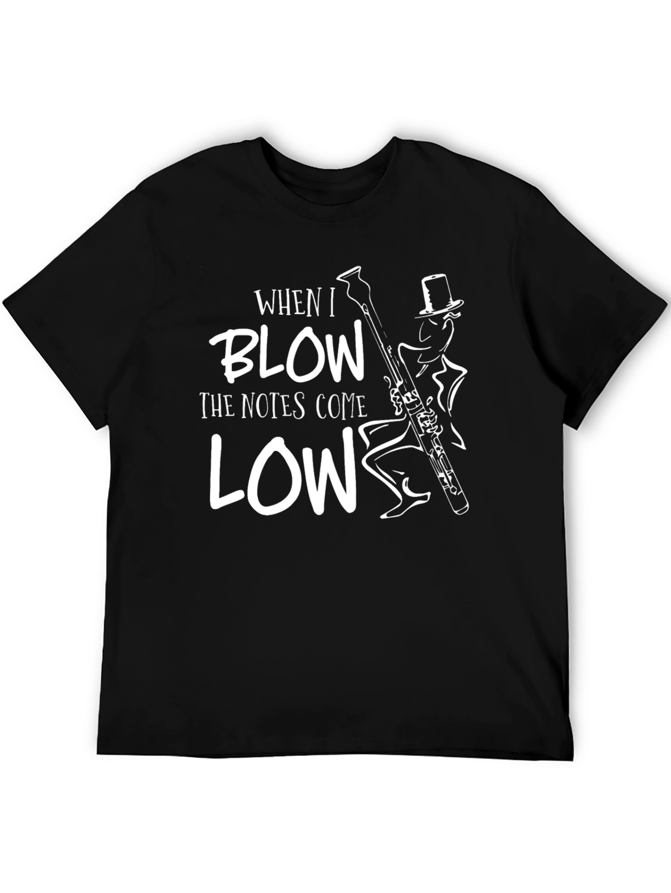 Funny Bassoon Player T-Shirt - When I Blow Notes