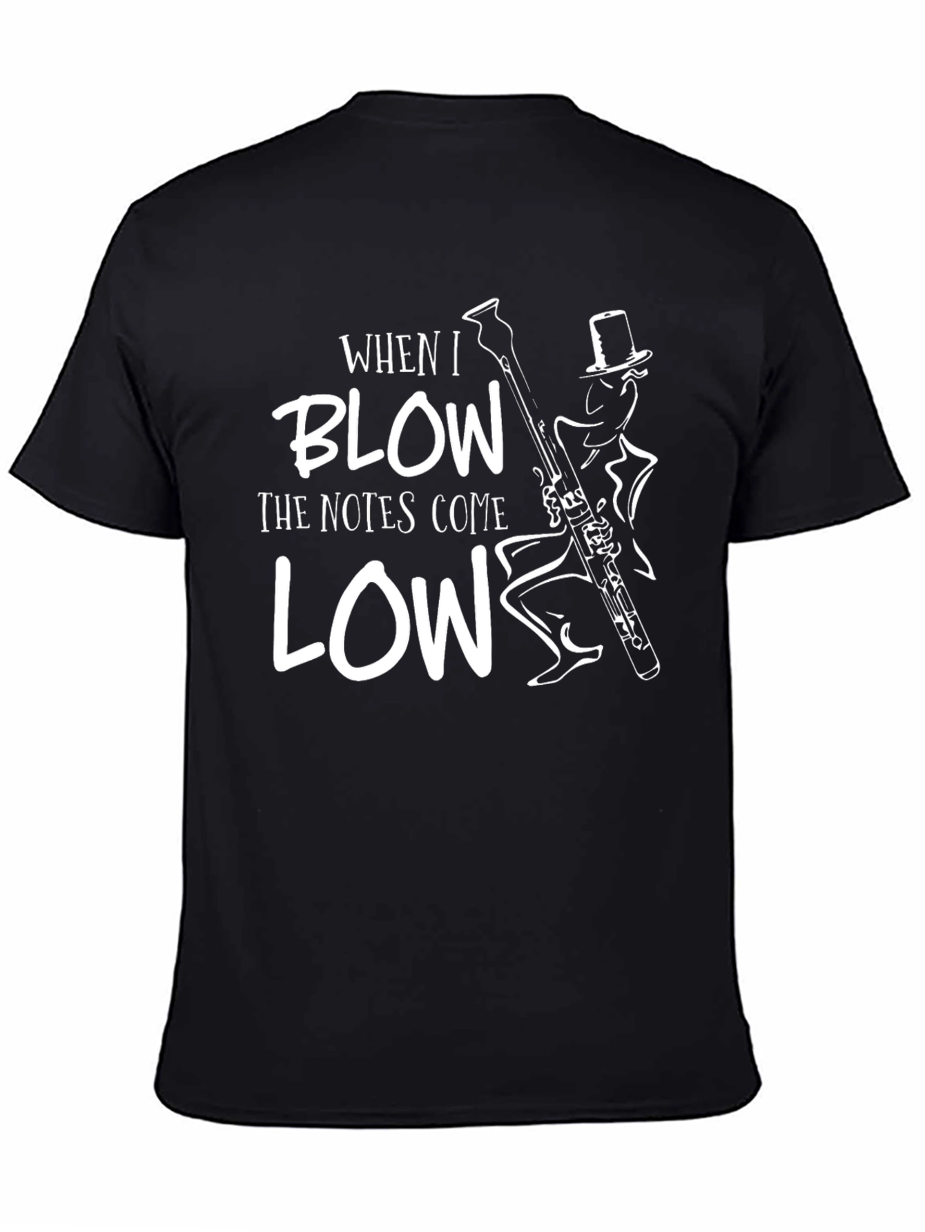 Funny Bassoon Player T-Shirt - When I Blow Notes