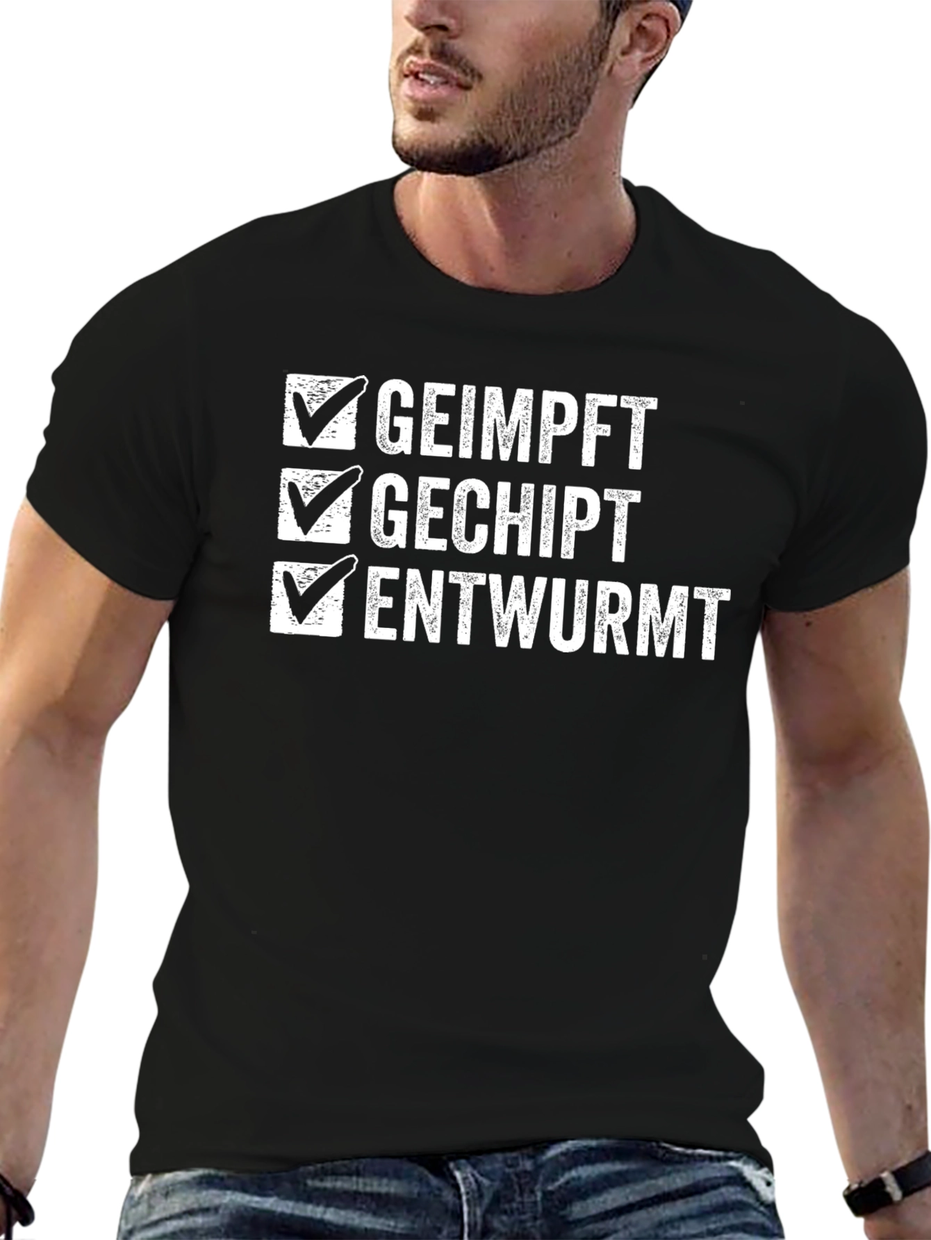 Vaccinated Chipped Wormed T-Shirt