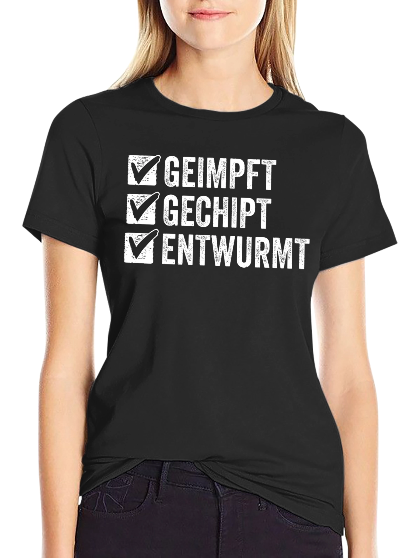 Vaccinated Chipped Wormed T-Shirt