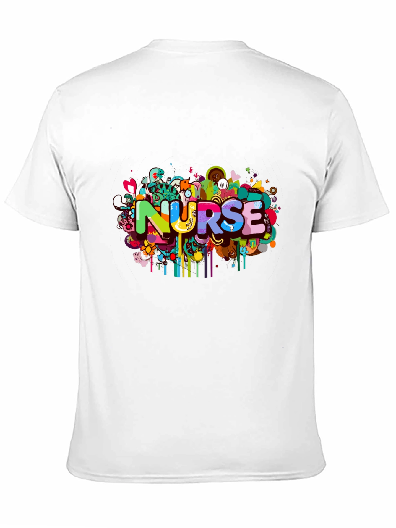 Nurse Colorful Graphic T-Shirt
