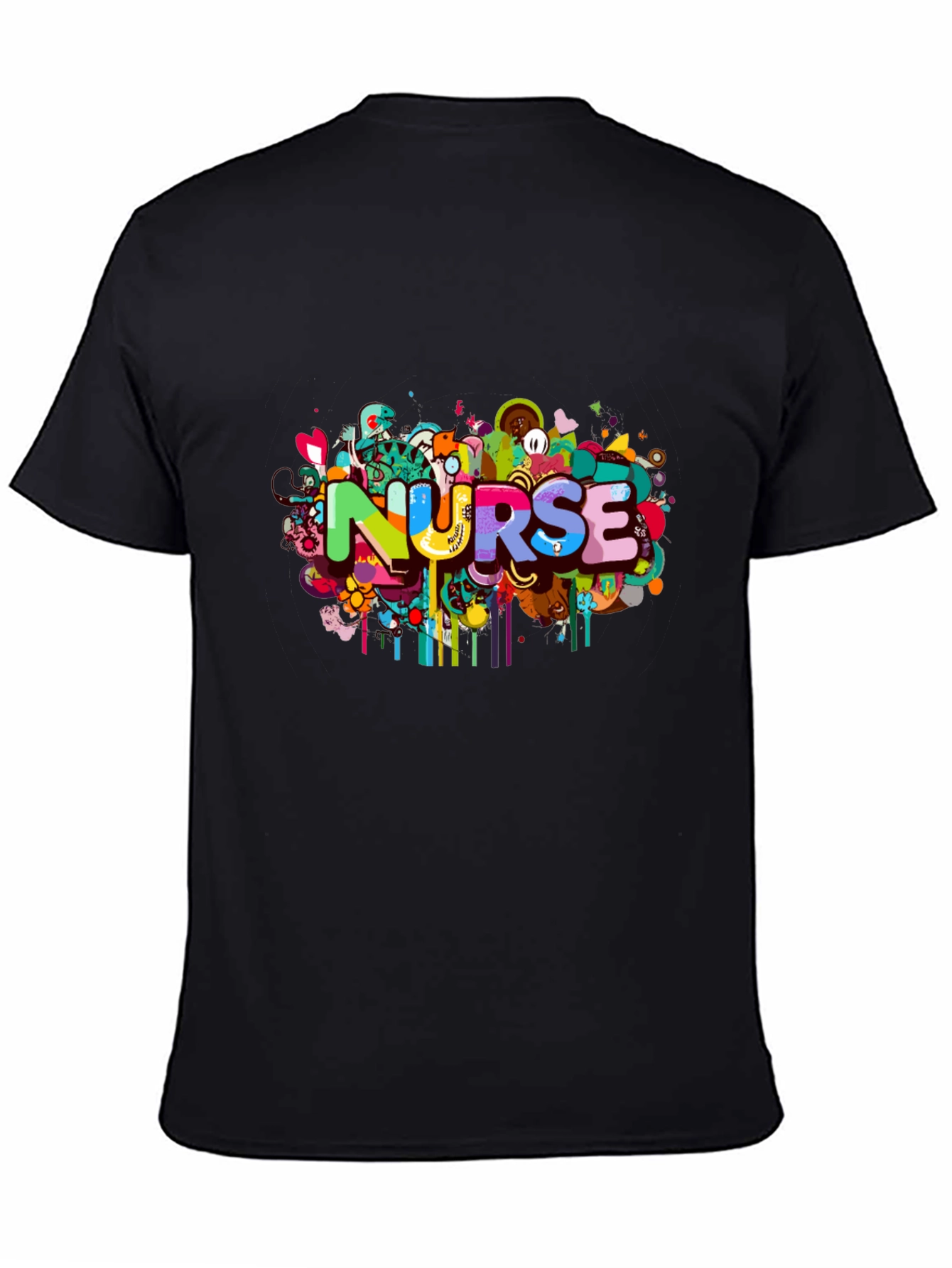 Nurse Colorful Graphic T-Shirt