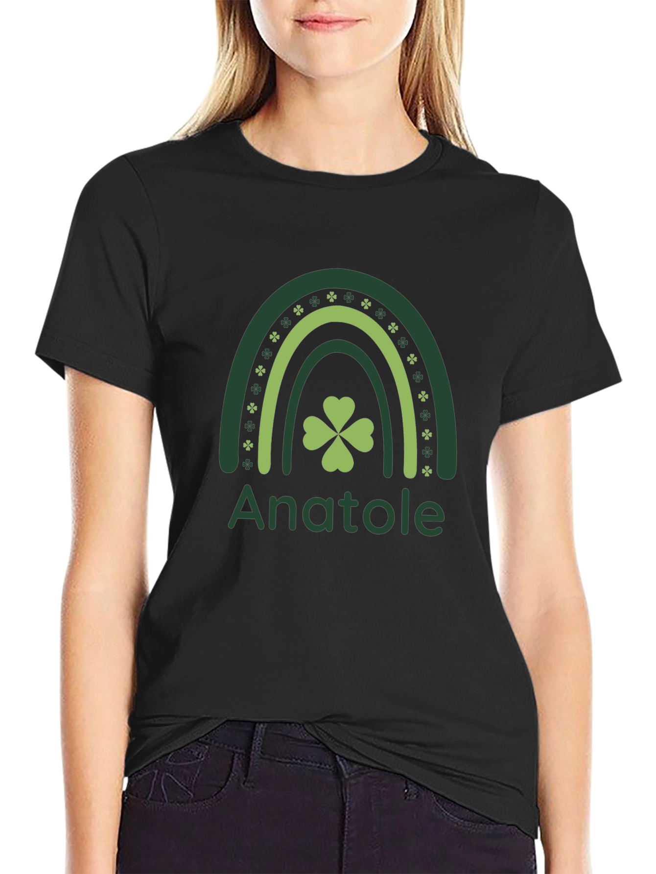St. Patricks Day Rainbow Anatole T-Shirt