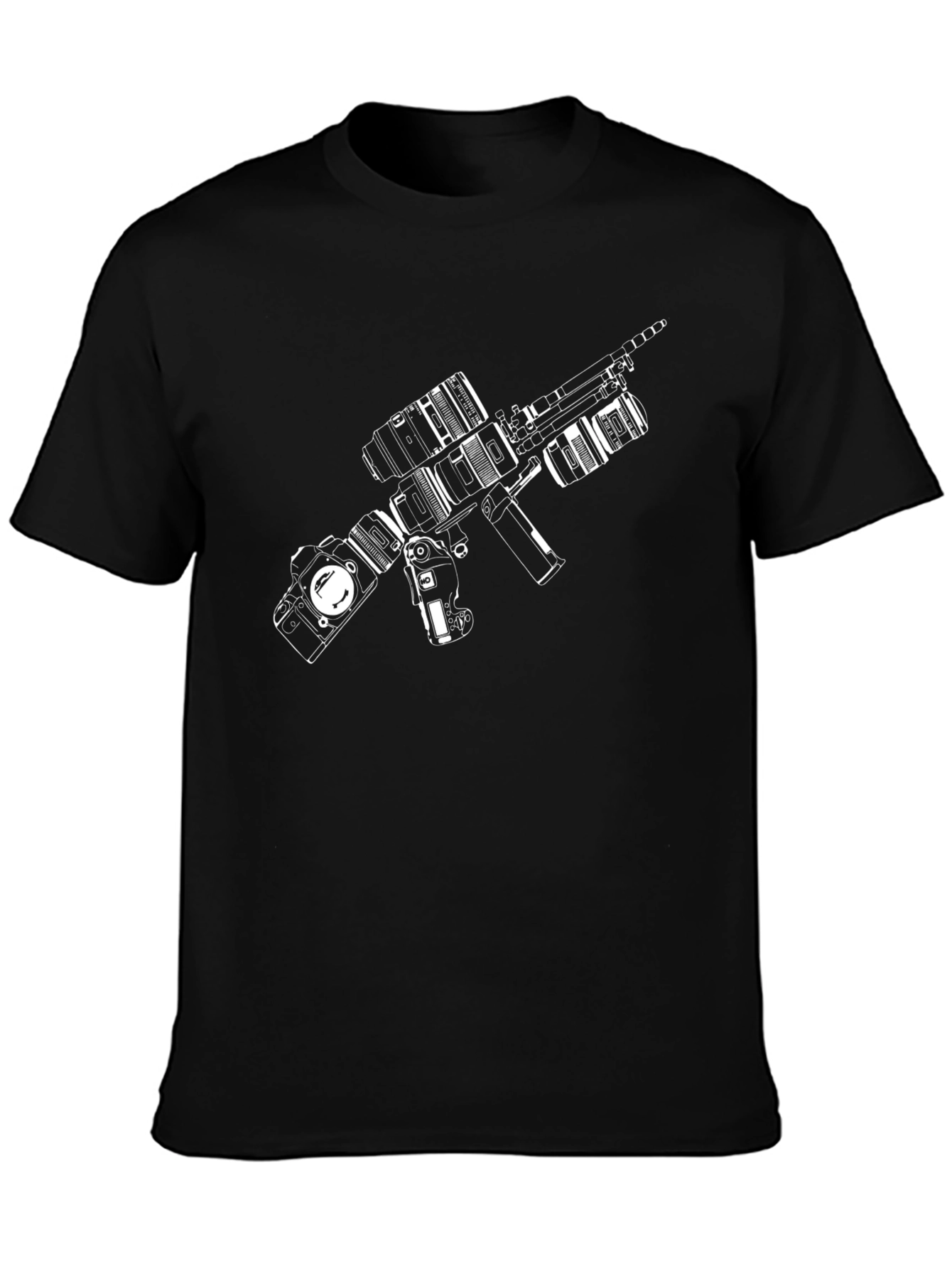 Camera Gun T-Shirt - Photography Weapon