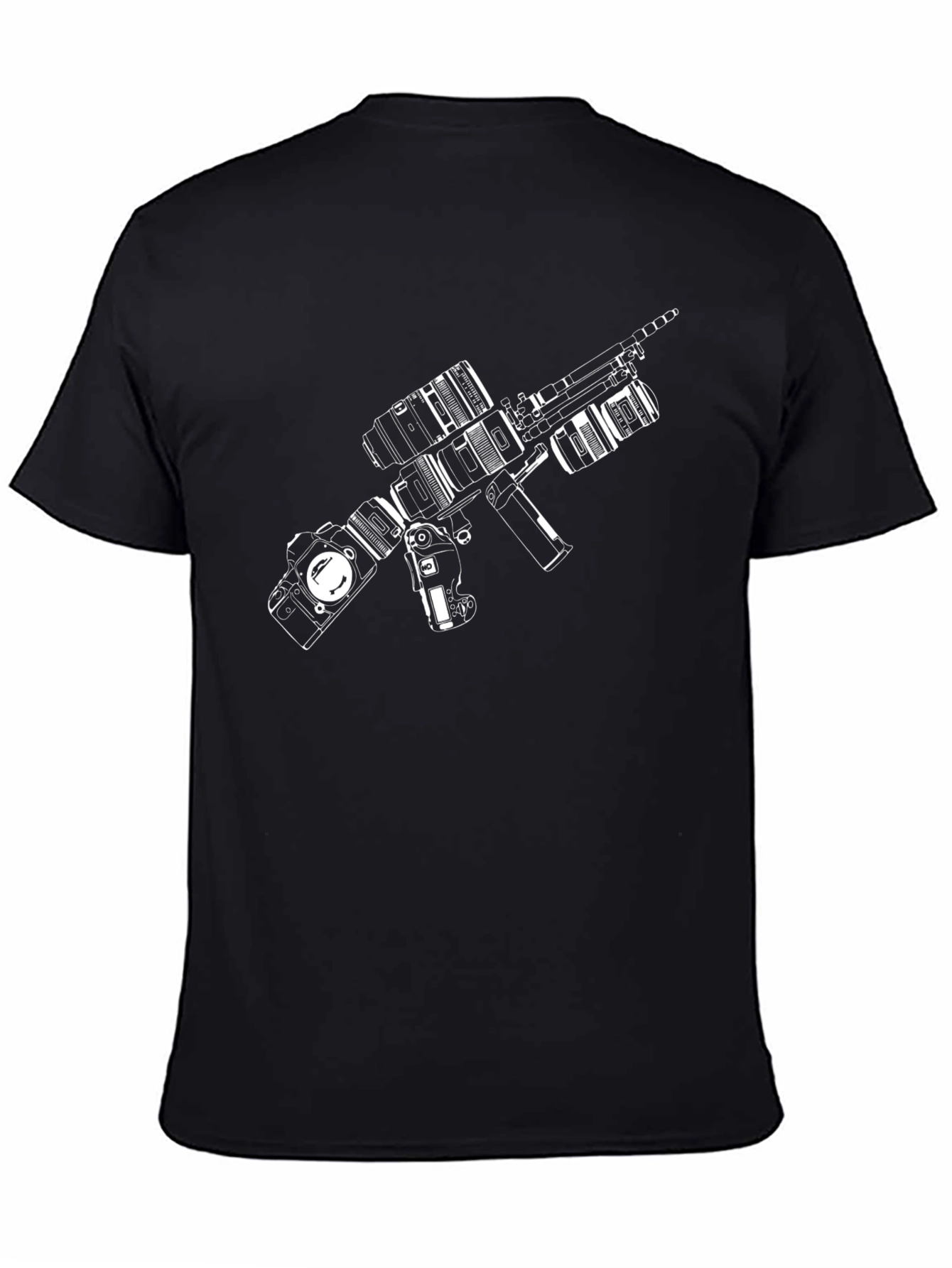 Camera Gun T-Shirt - Photography Weapon