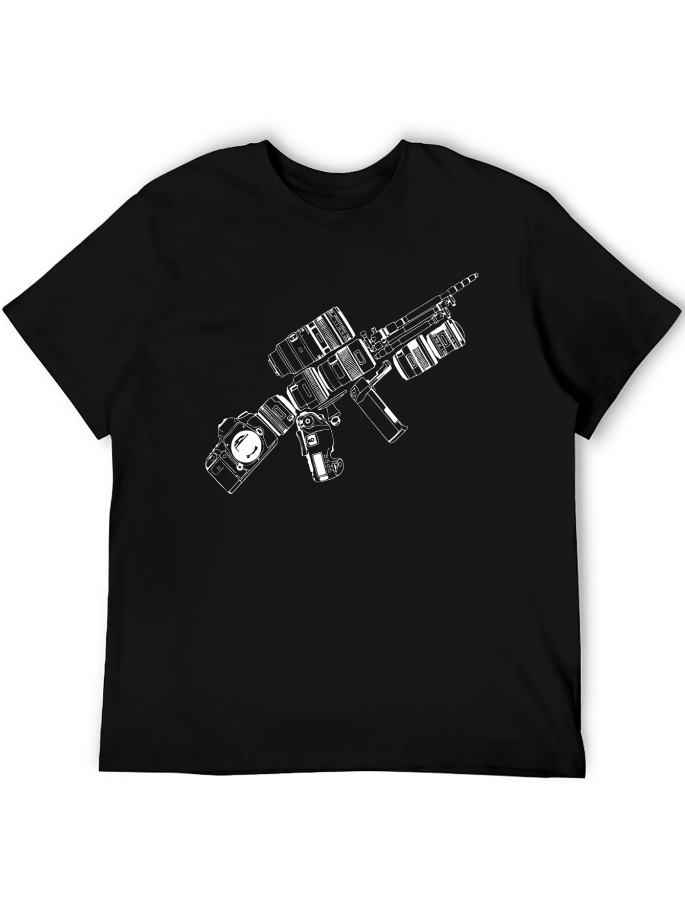 Camera Gun T-Shirt - Photography Weapon