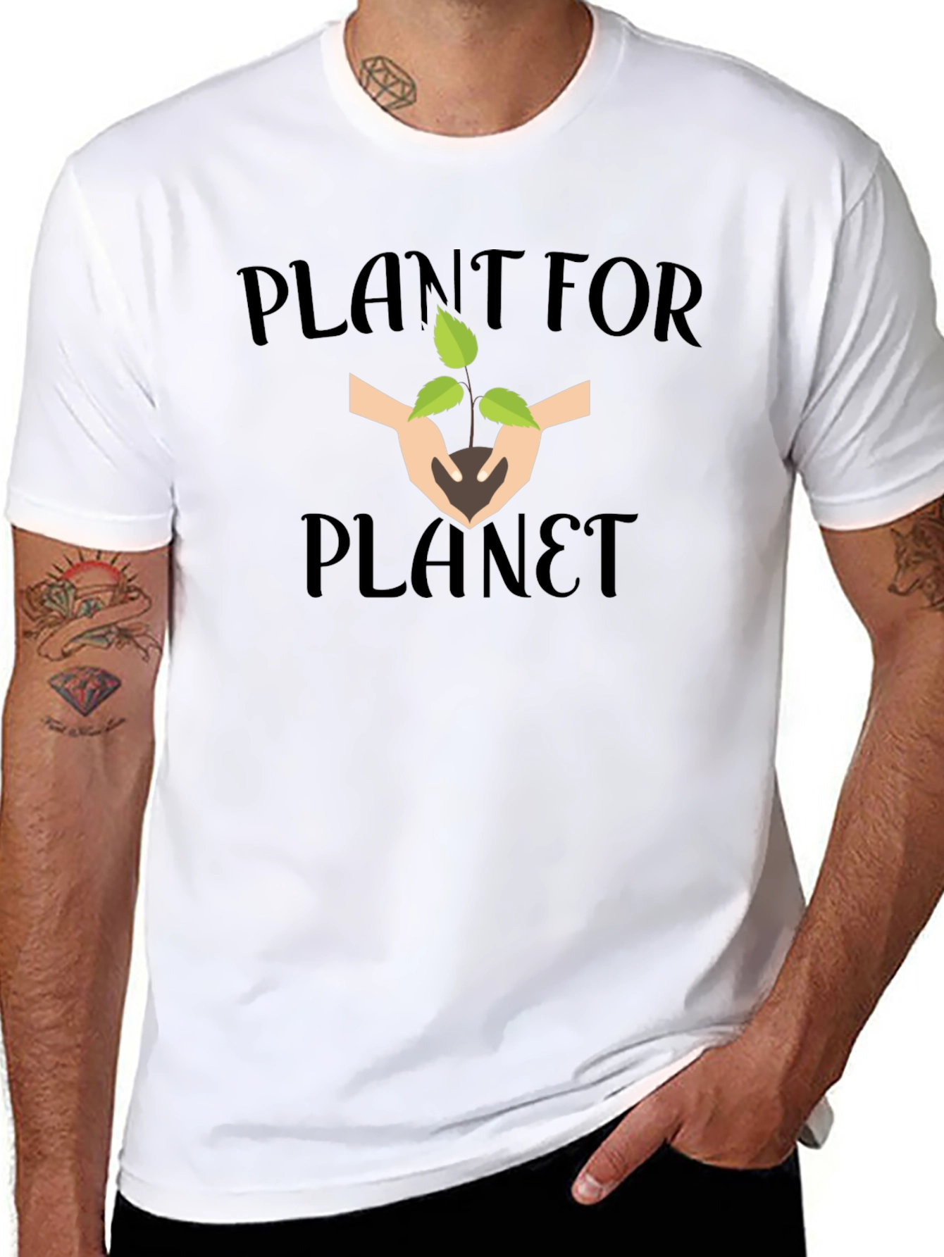Plant for Planet Graphic Tee - Eco-Friendly Design
