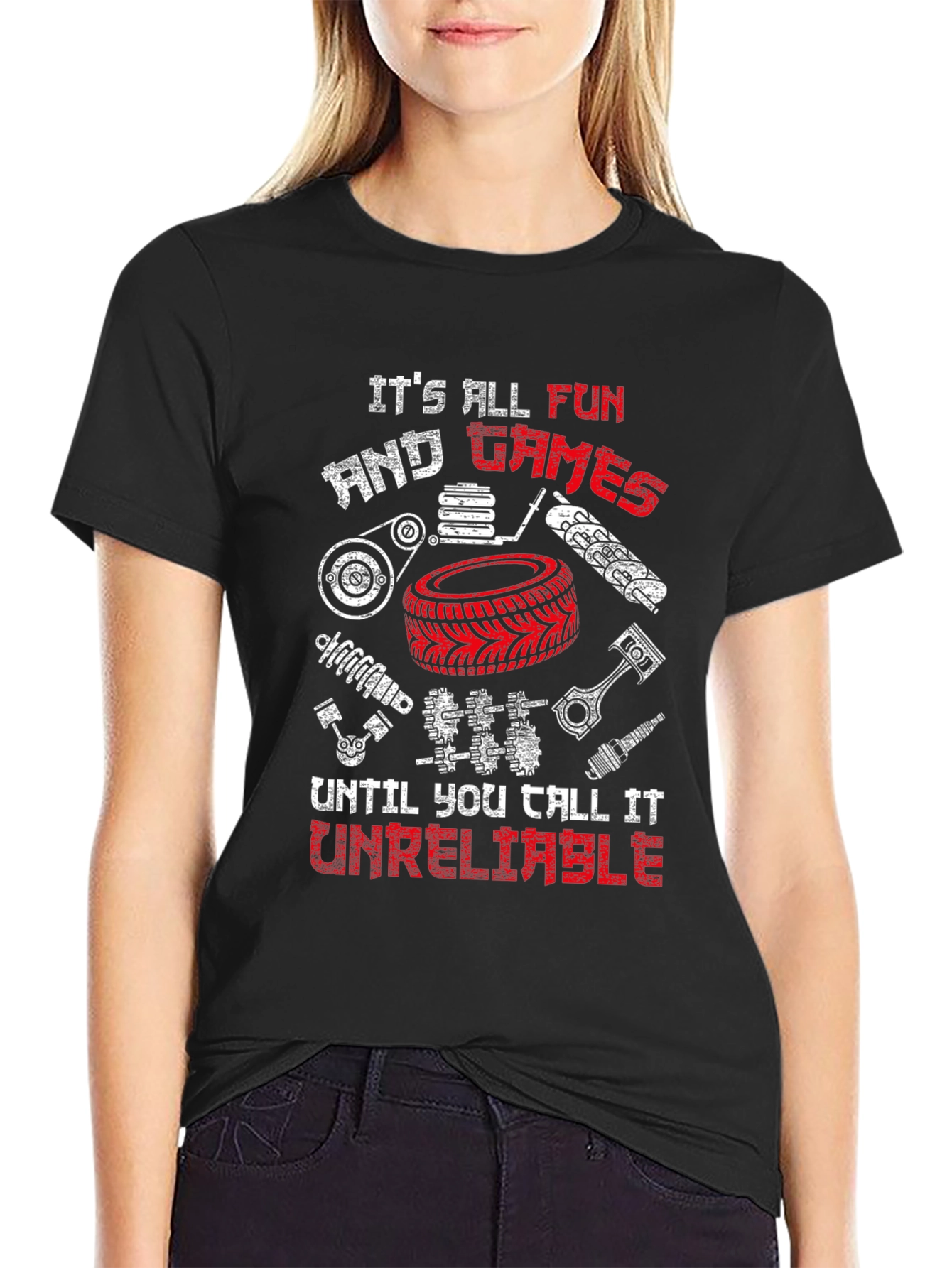 Funny Mechanic T-Shirt - Its All Fun & Games