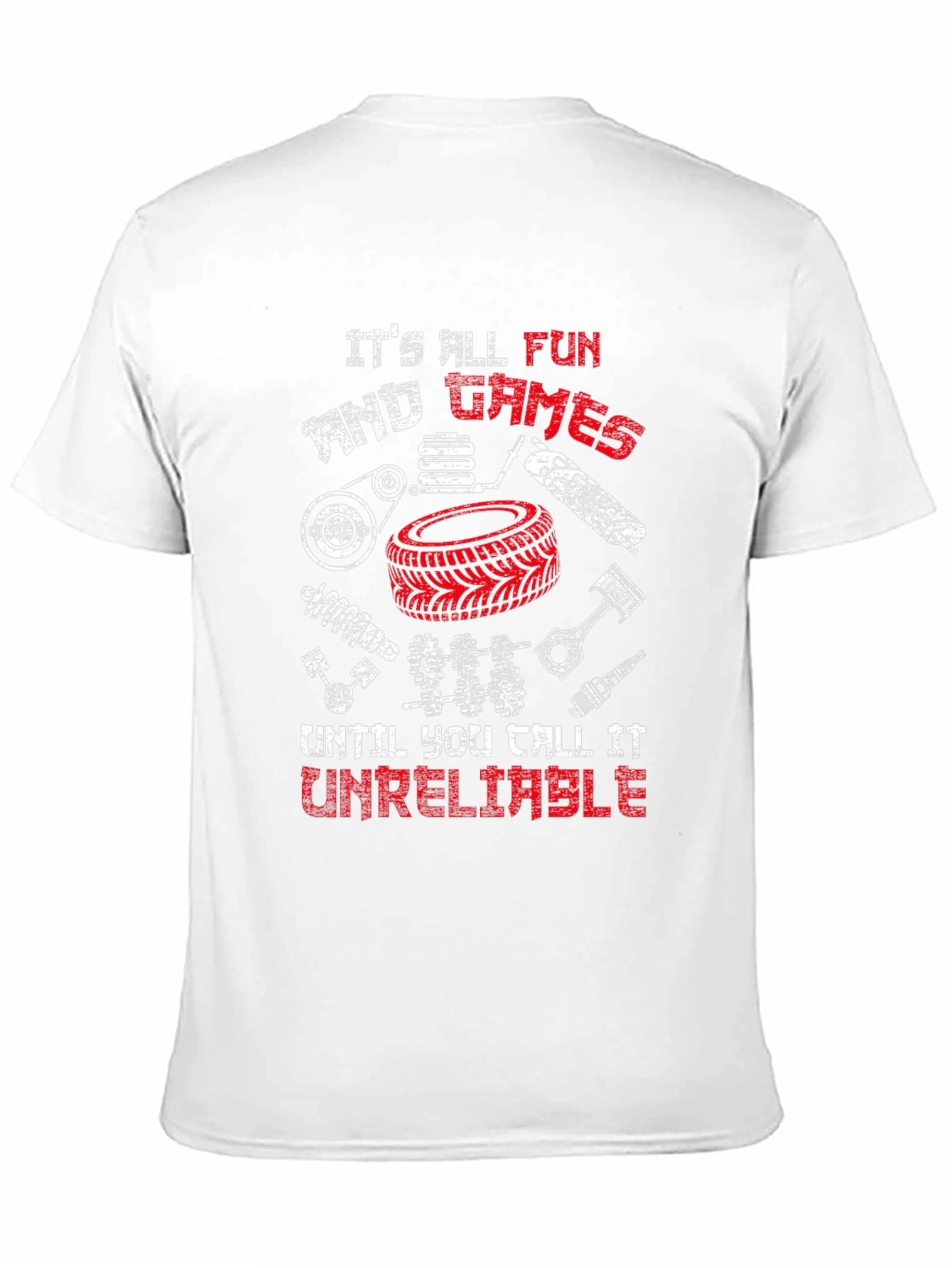 Funny Mechanic T-Shirt - Its All Fun & Games