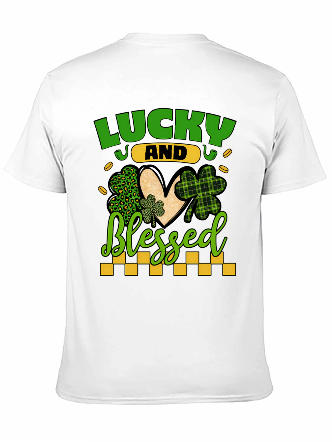 Lucky & Blessed St. Patricks Day Graphic Tee