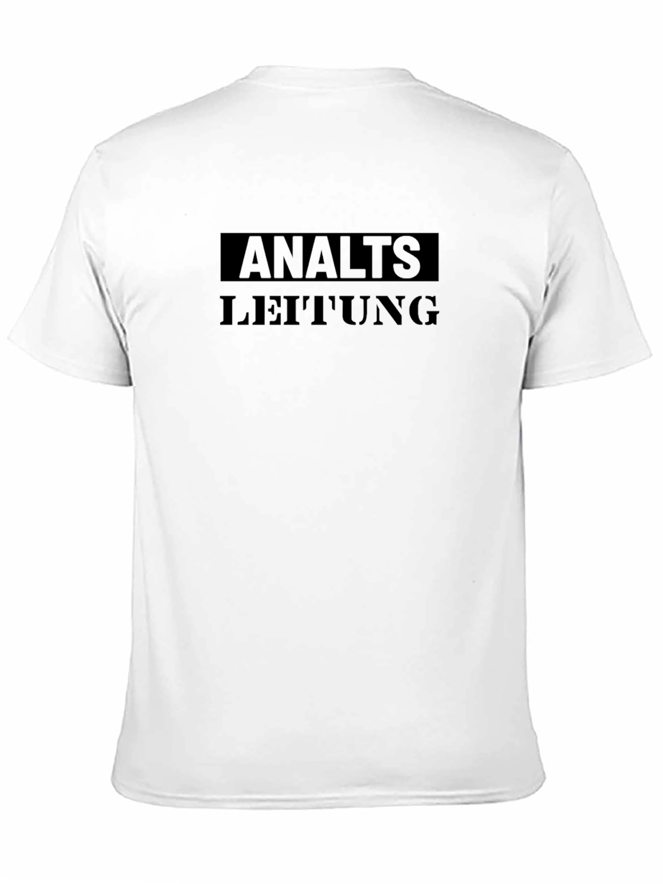 ANALT LEITUNG Black Graphic T-Shirt